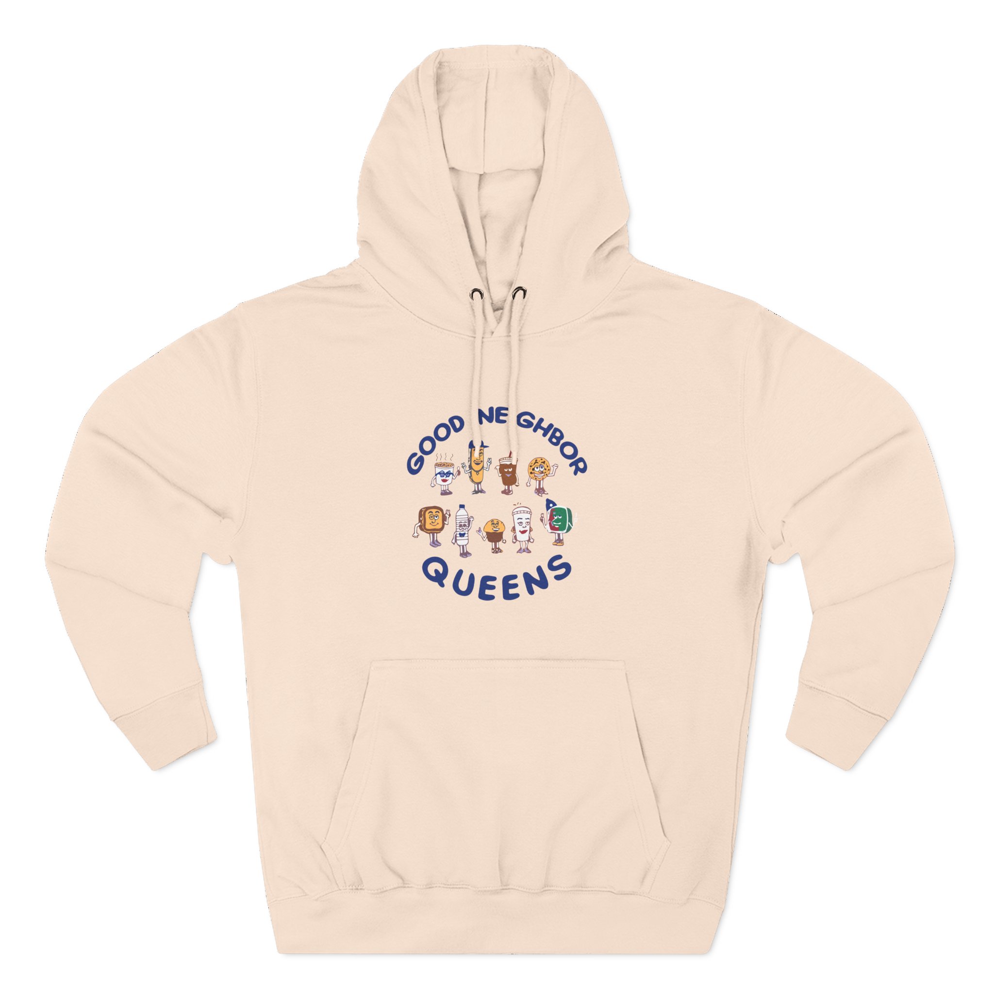 Good Neighbours Queens LS Three-Panel Fleece Hoodie