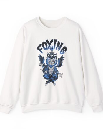 Foxing Four-eyed Cat Unisex Heavy Blend™ Crewneck Sweatshirt