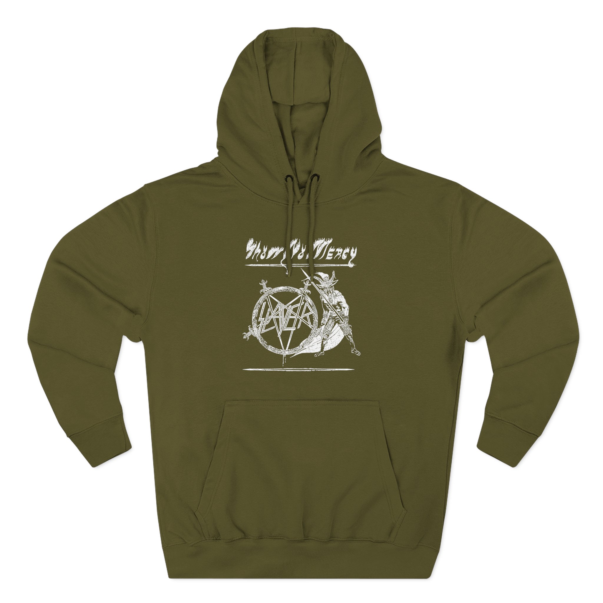Slayer Show No Mercy Muscle Three-Panel Fleece Hoodie