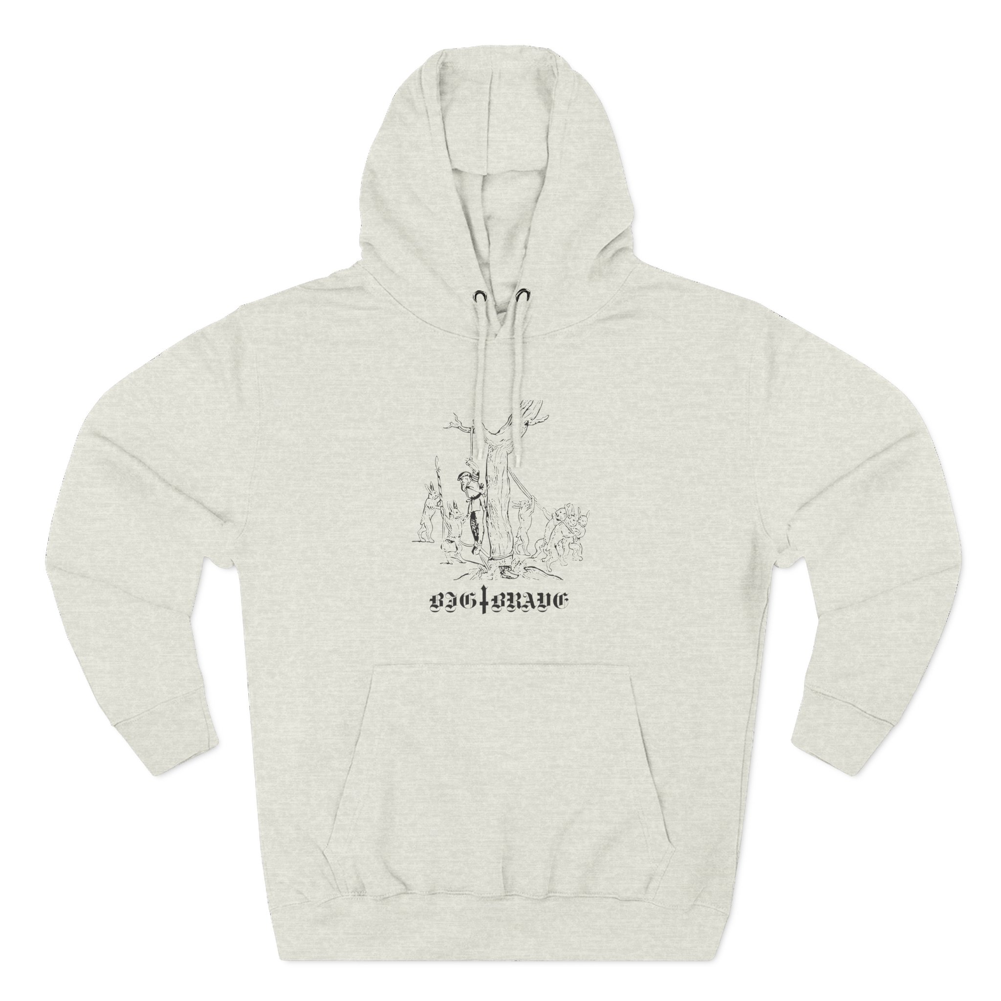 Big Brave Three-Panel Fleece Hoodie
