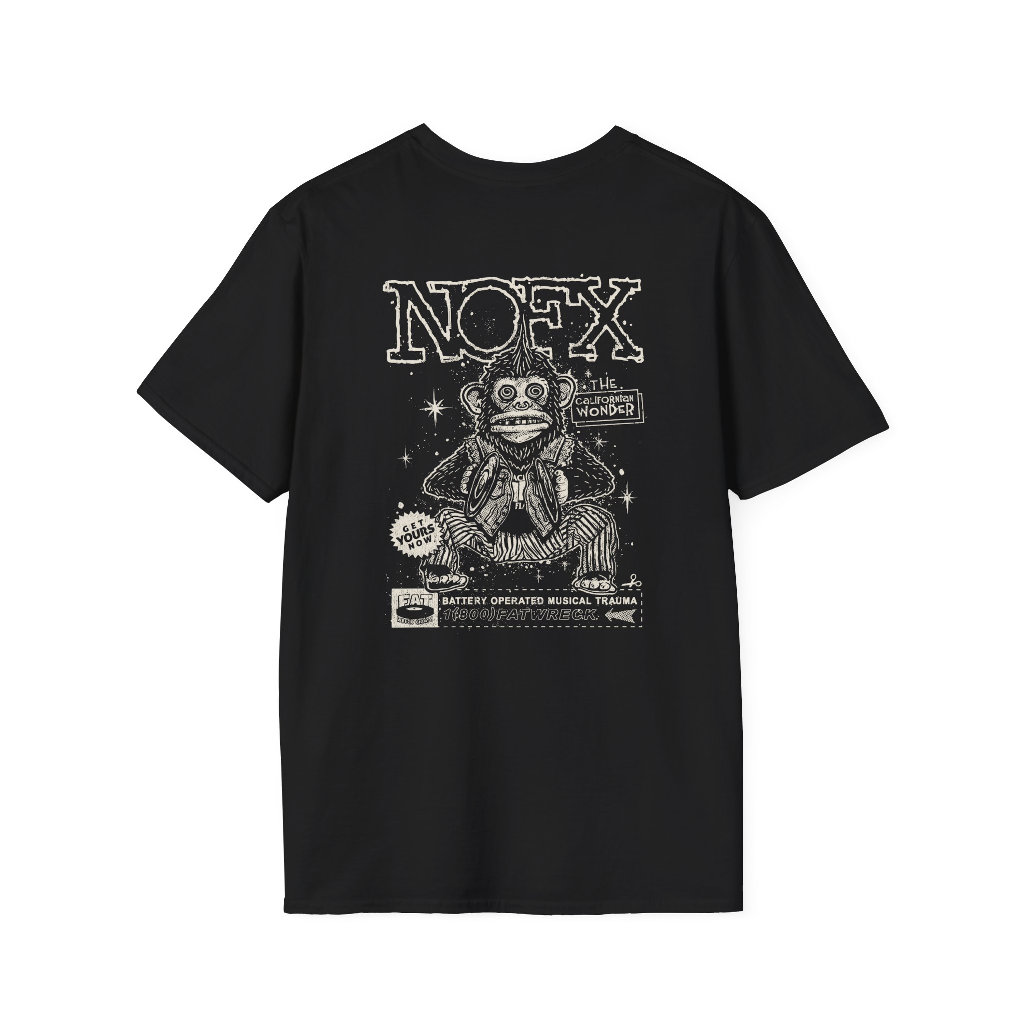 Nofx Chimp Unisex Softstyle T-Shirt