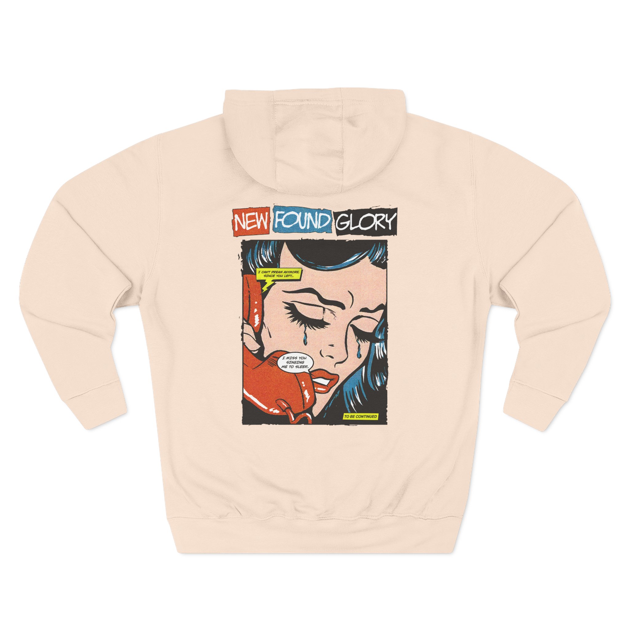 New Found Glory Coral Self Titled Three-Panel Fleece Hoodie