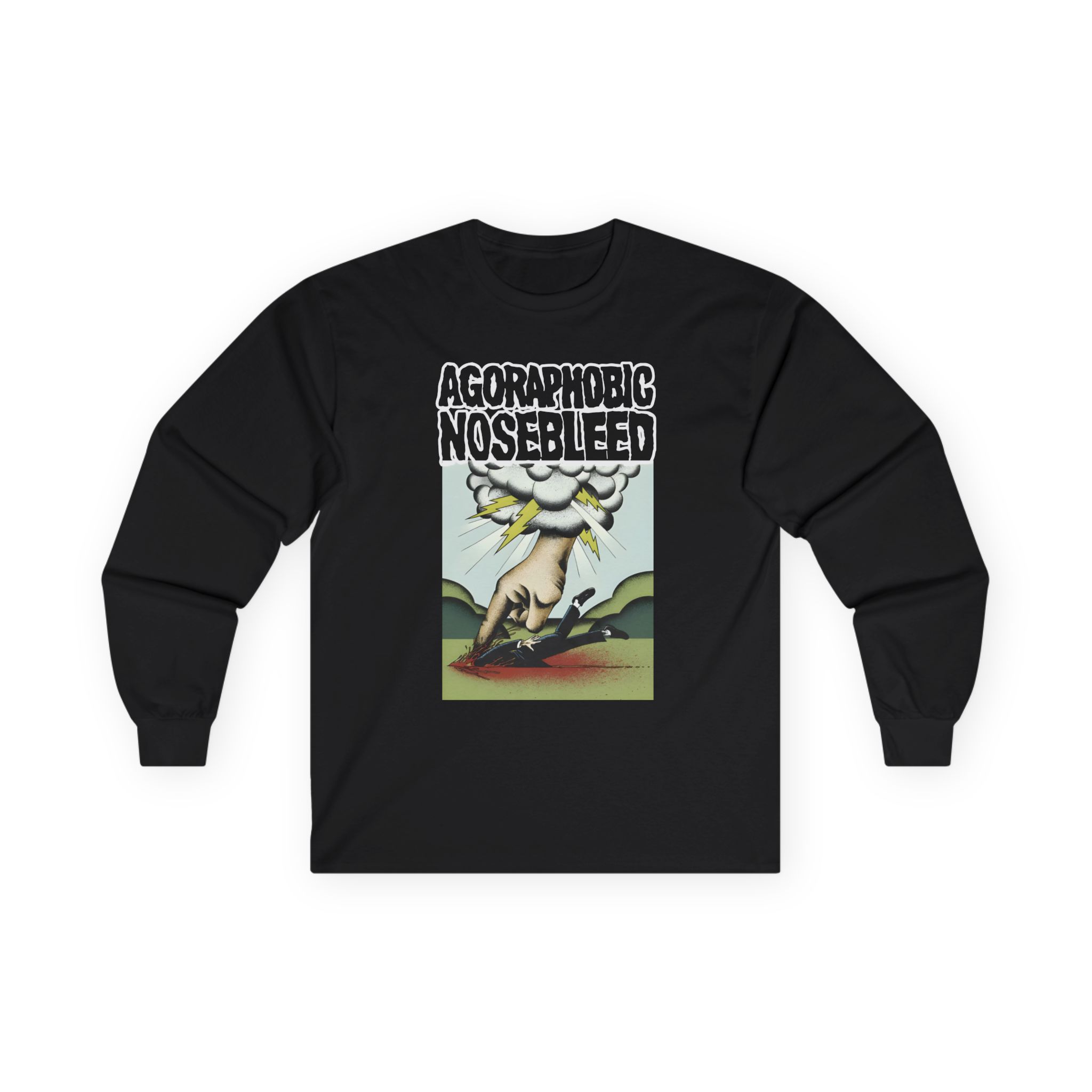 Agoraphobic Nosebleed Smite Unisex Ultra Cotton Long Sleeve Tee