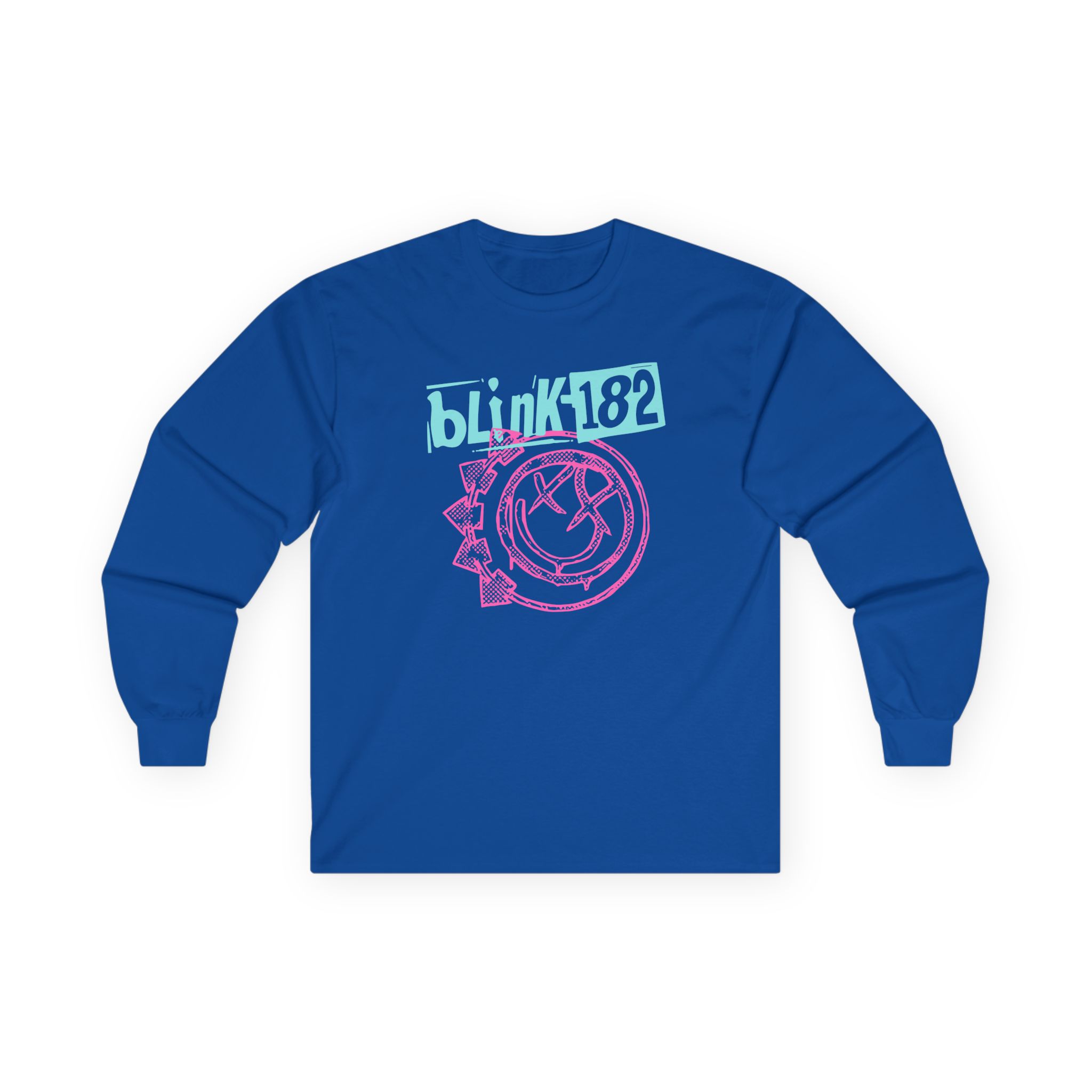 Blink 182 Smiley Crop Unisex Ultra Cotton Long Sleeve Tee