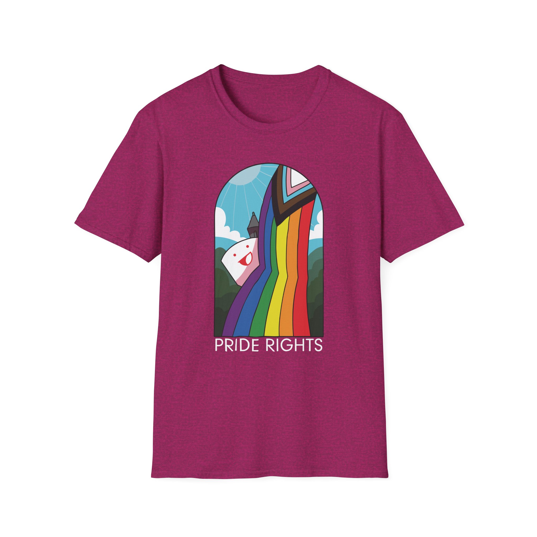 Drawfee Pride Rights Unisex Softstyle T-Shirt