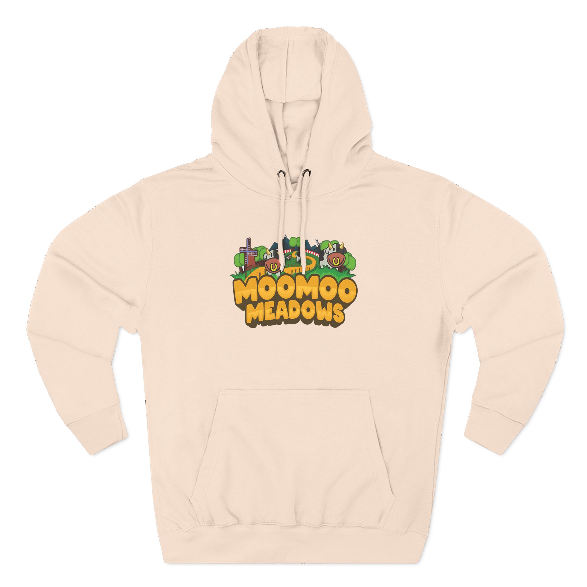 Georgenotfound Moo Moo Meadows Three-Panel Fleece Hoodie