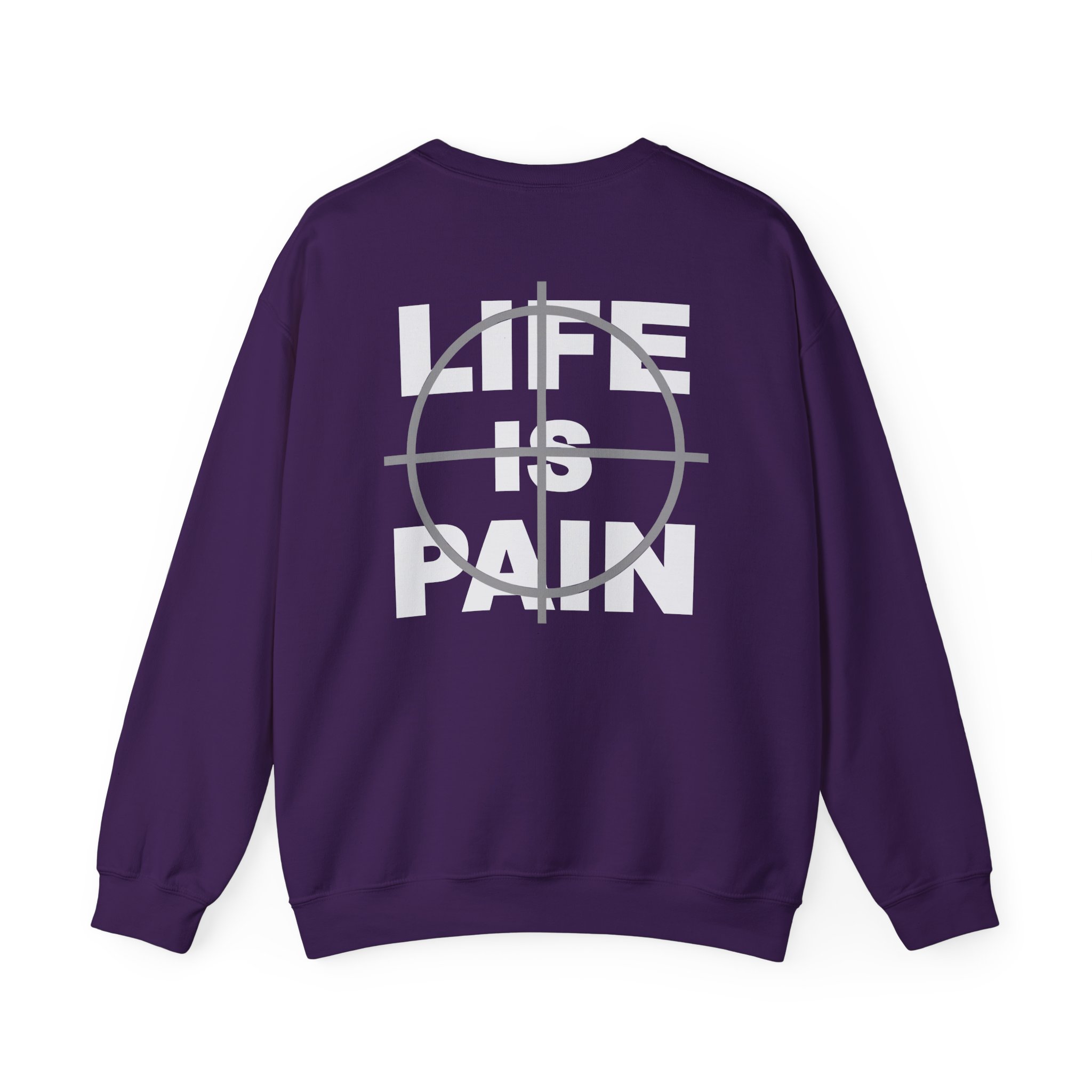 Merauder Life is Pain Unisex Heavy Blendâ„¢ Crewneck Sweatshirt