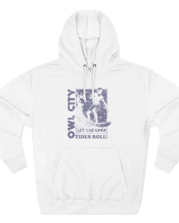 Owl City Let the Good Tides Roll Ringer Three-Panel Fleece Hoodie
