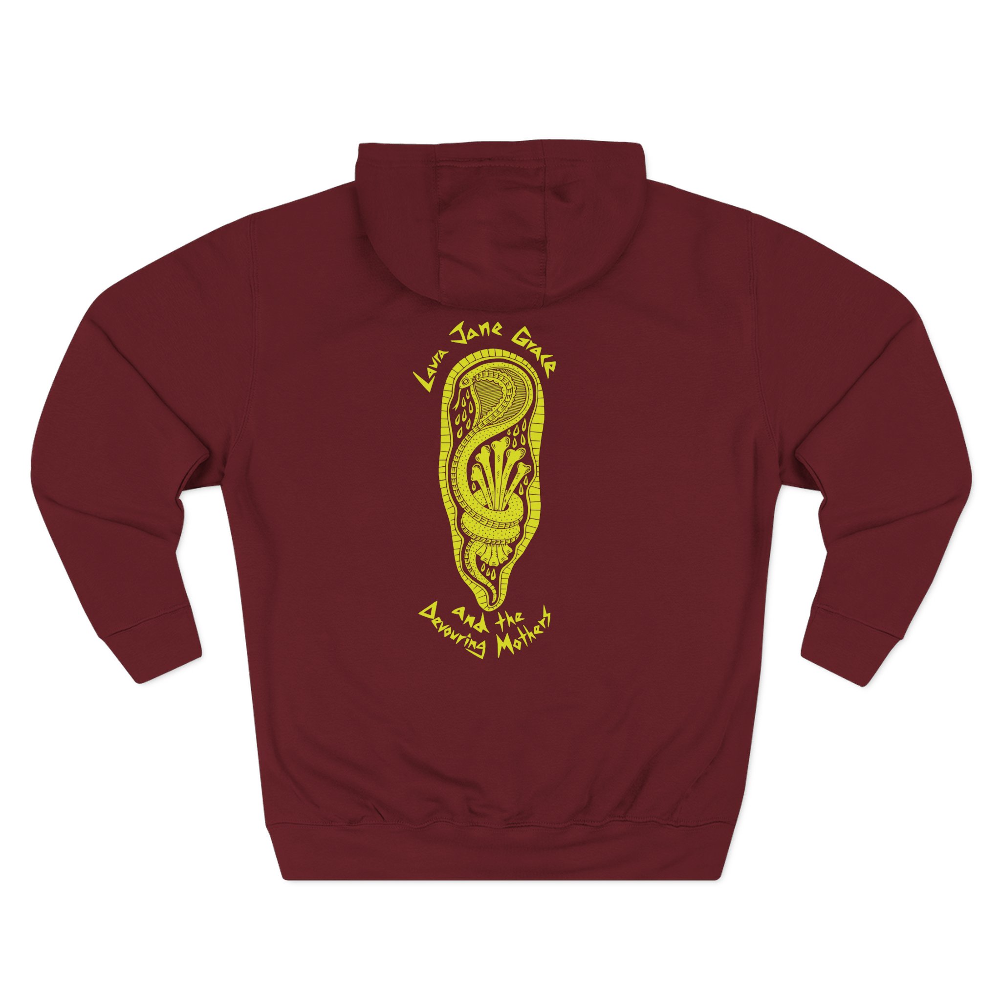 Laura Jane Grace Snake&bones Three-Panel Fleece Hoodie