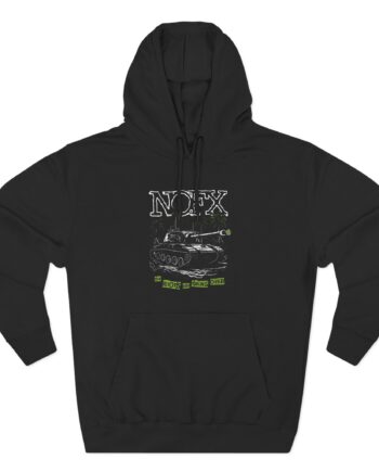Nofx the Idiots Are Taking Over Three-Panel Fleece Hoodie
