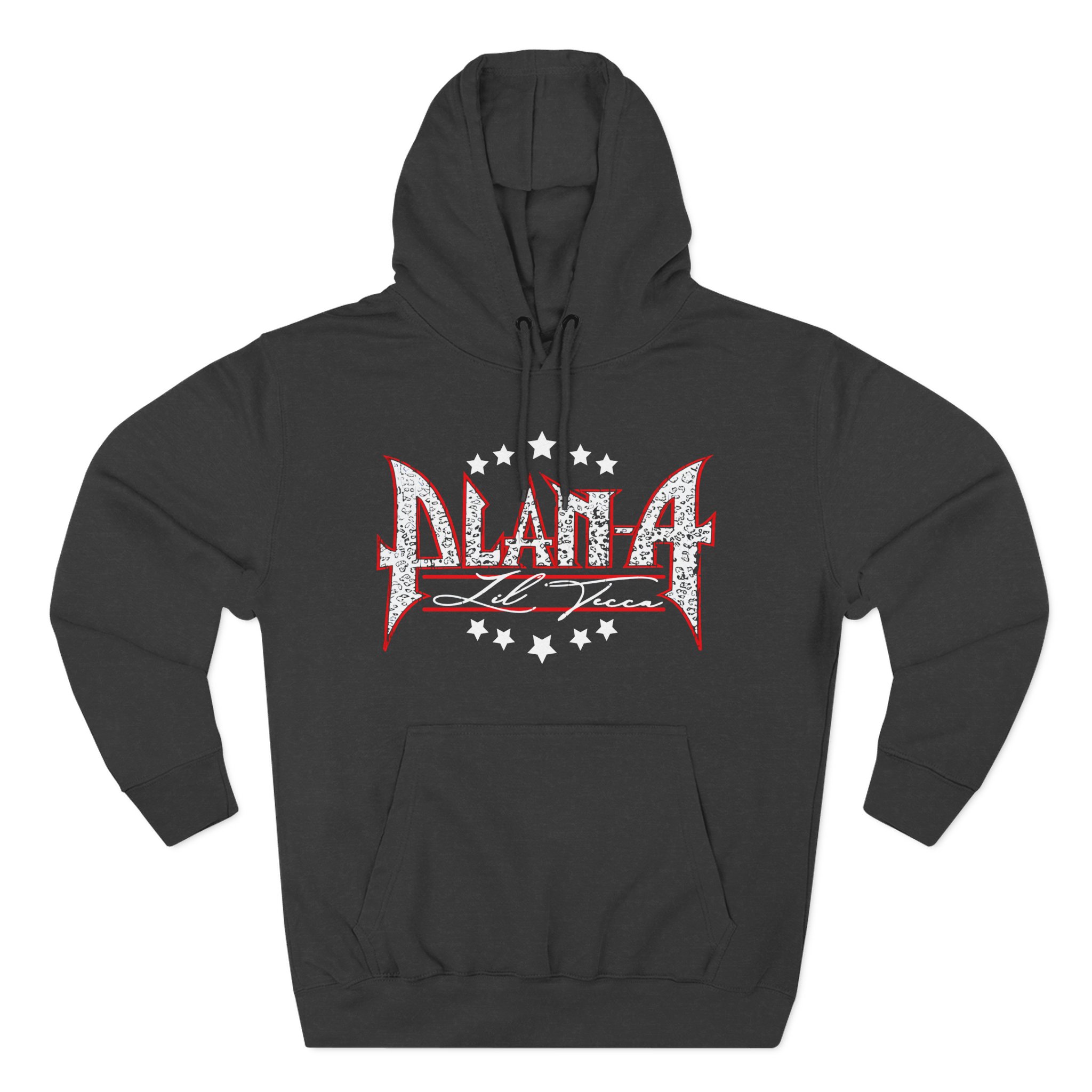 Lil Tecca Plan a Metal Logo Three-Panel Fleece Hoodie