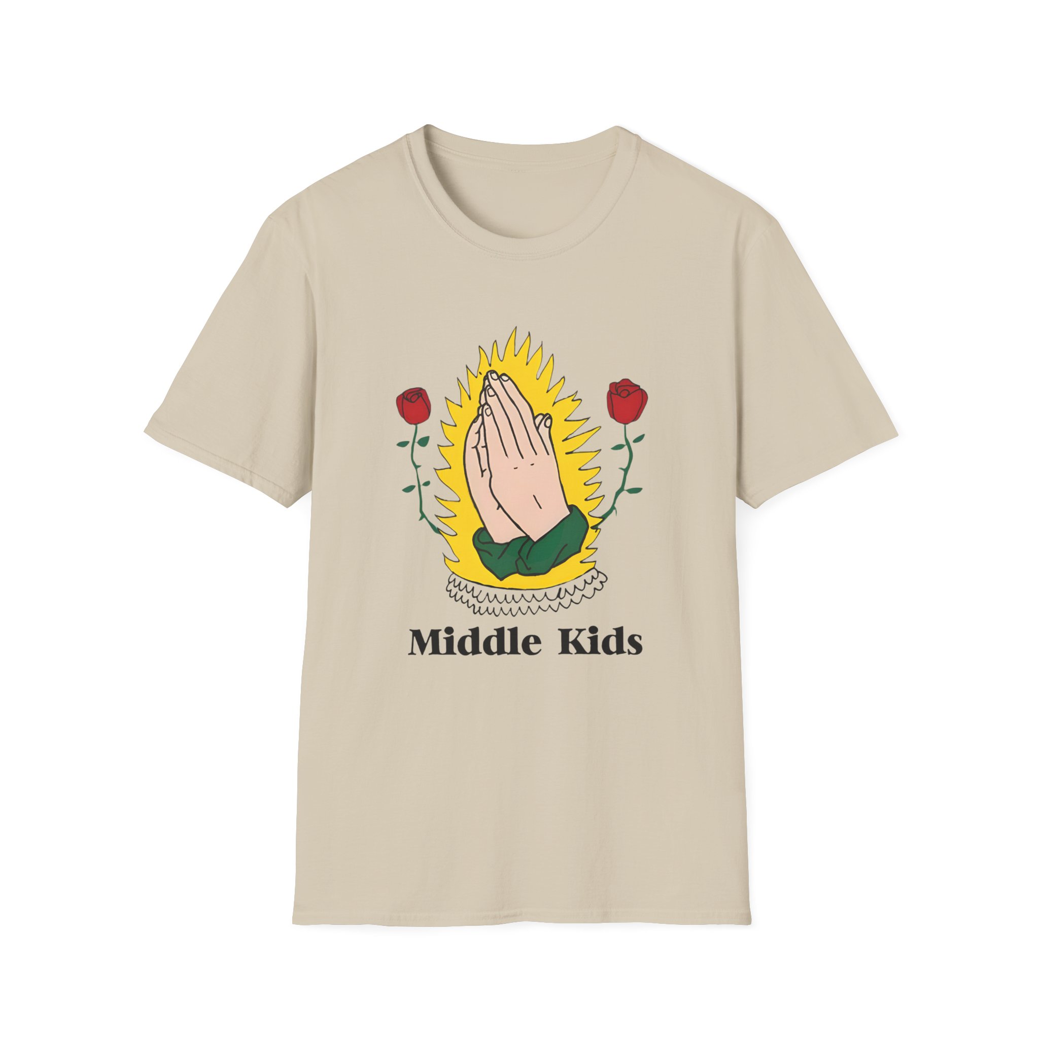 Middle Kids Praying Hands Unisex Softstyle T-Shirt