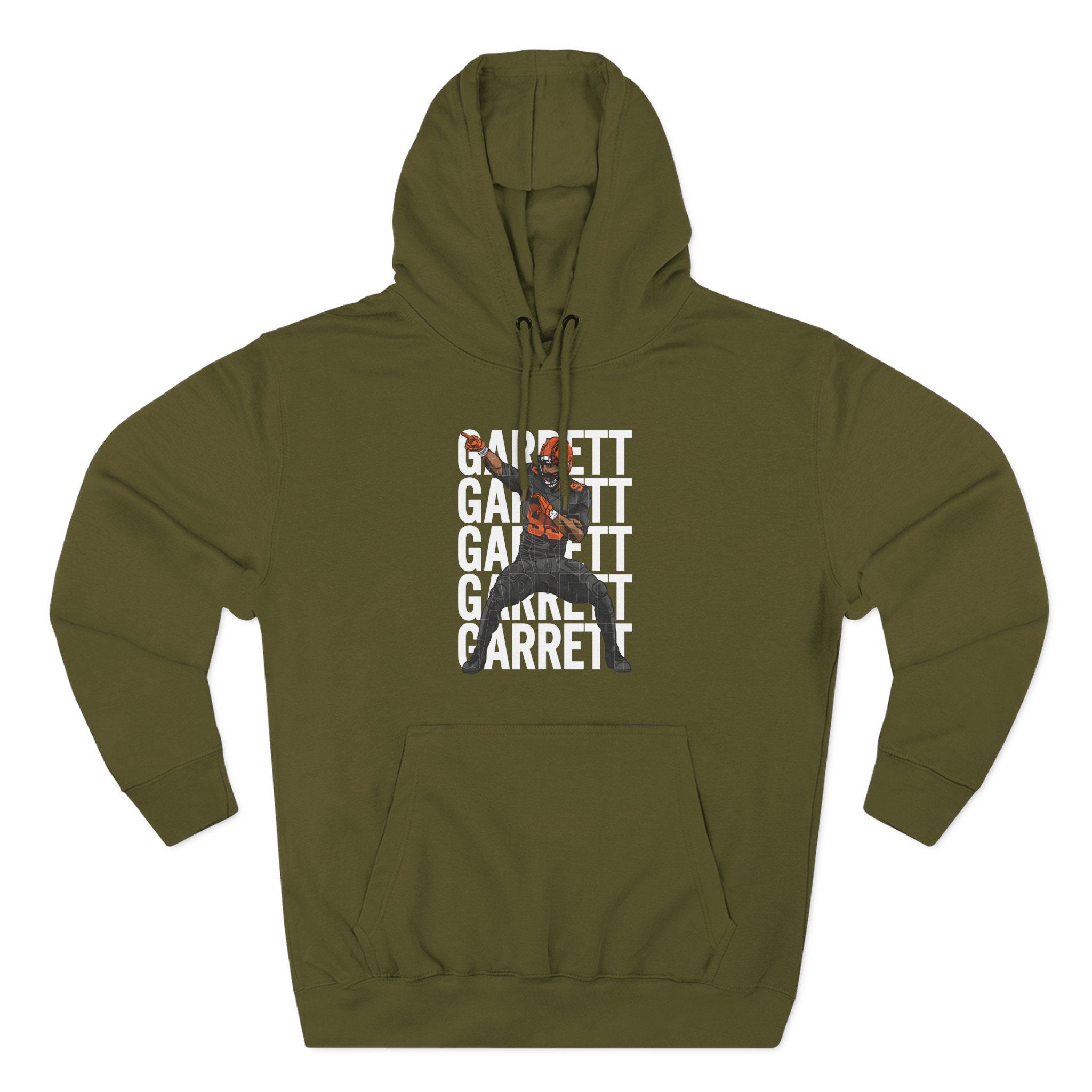 Myles Garrett Repeat Three-Panel Fleece Hoodie