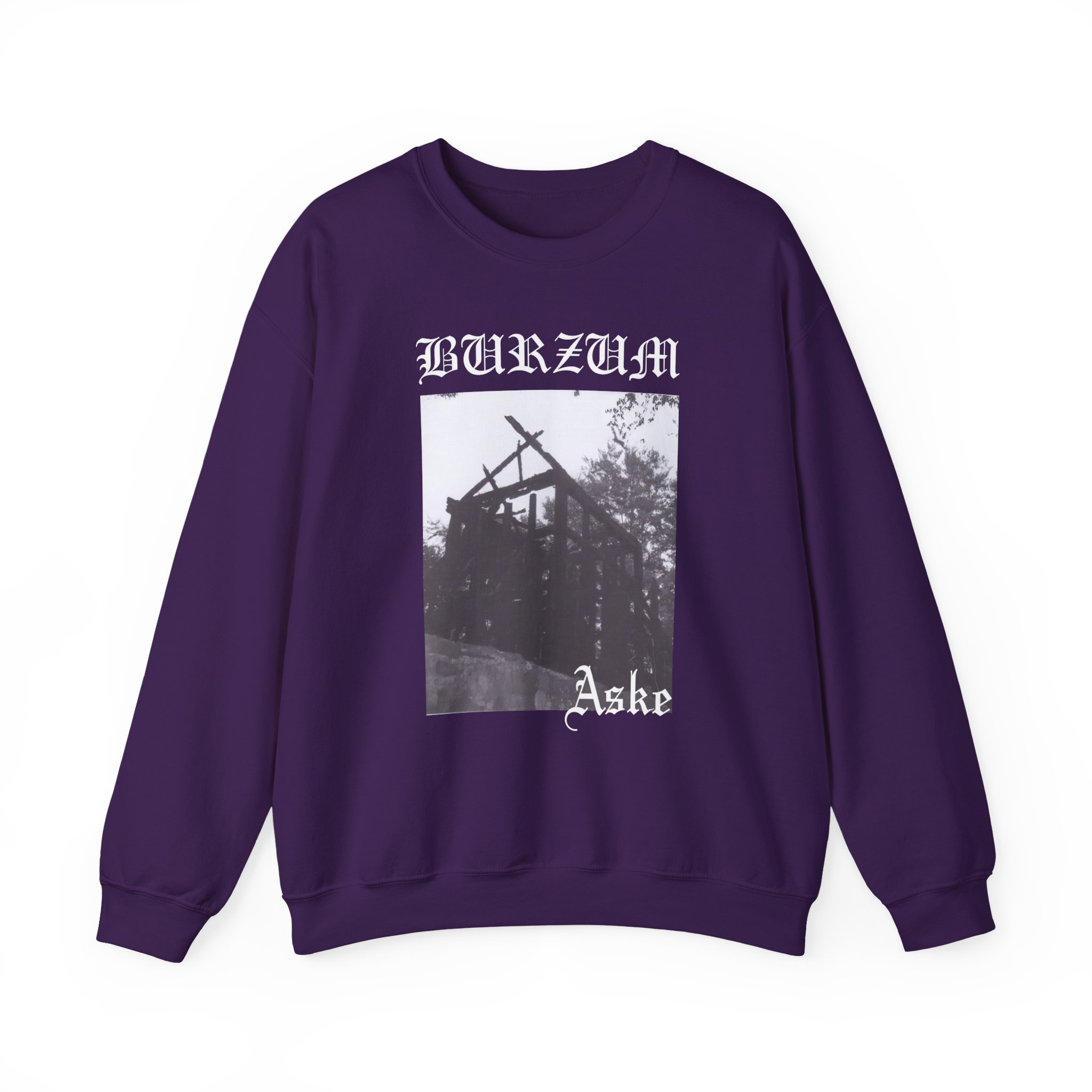 Burzum Aske Unisex Heavy Blendâ„¢ Crewneck Sweatshirt