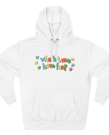 Cody Ko Who Let Me Have Fun Three-Panel Fleece Hoodie