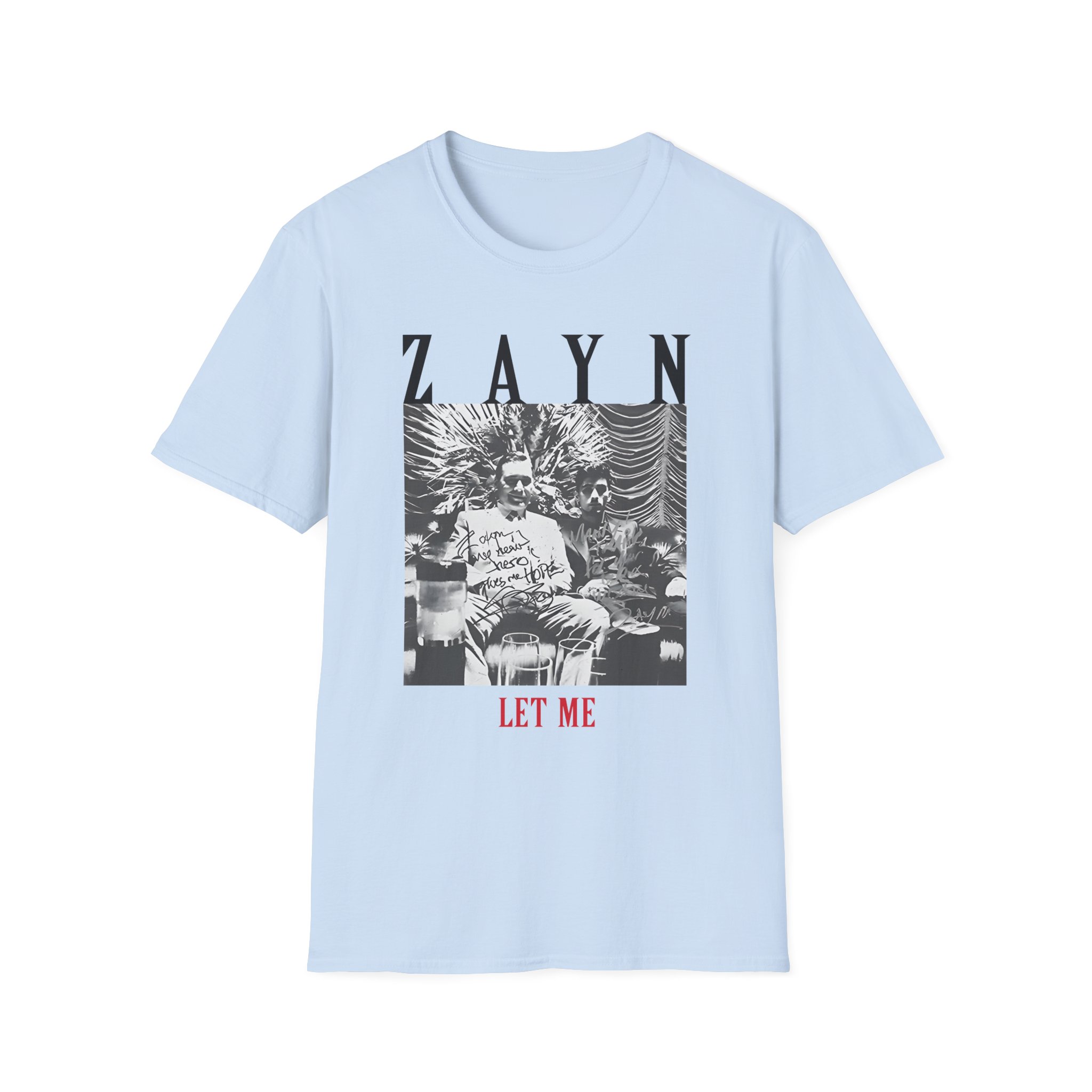 Zayn Malik Let Me Unisex Softstyle T-Shirt