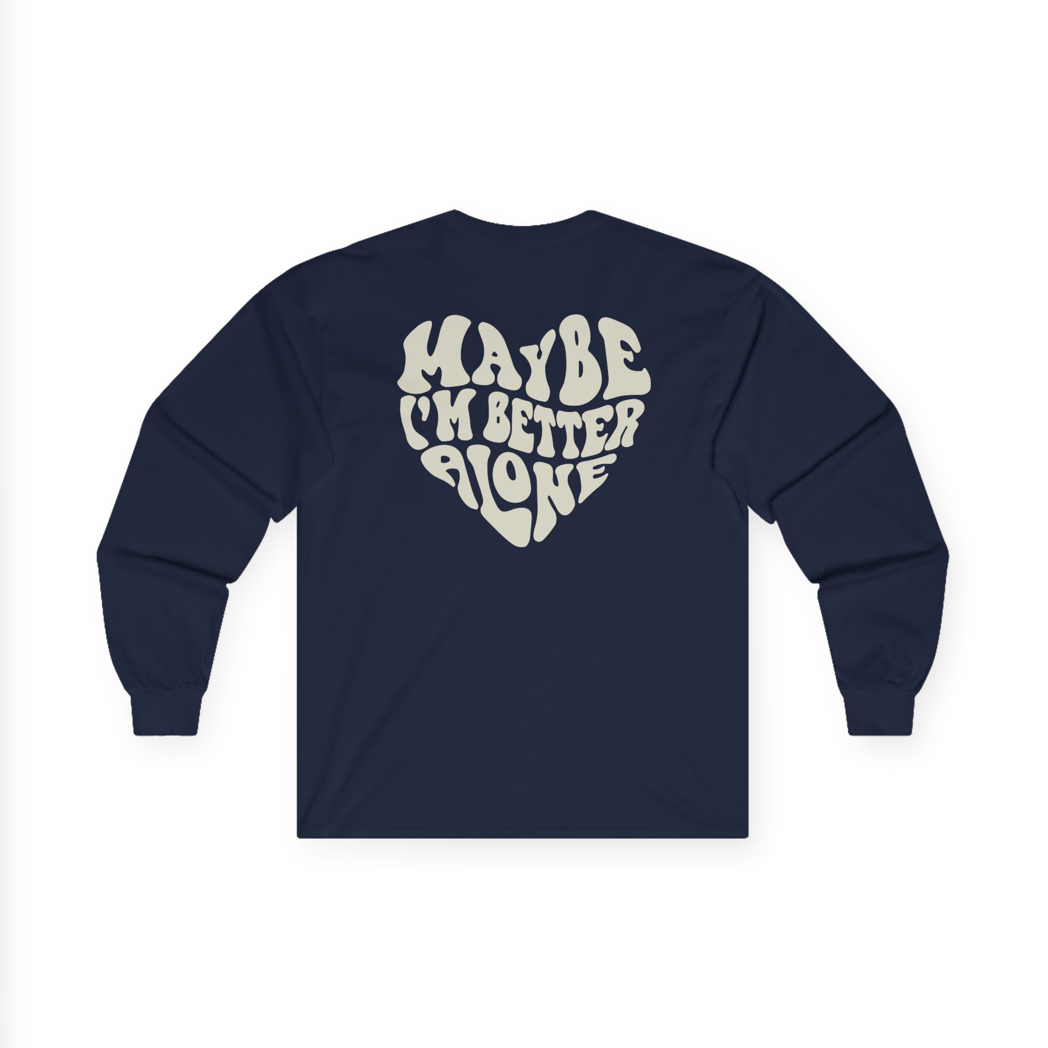 Benson Boone Maybe I Am Better Alone Unisex Ultra Cotton Long Sleeve Tee