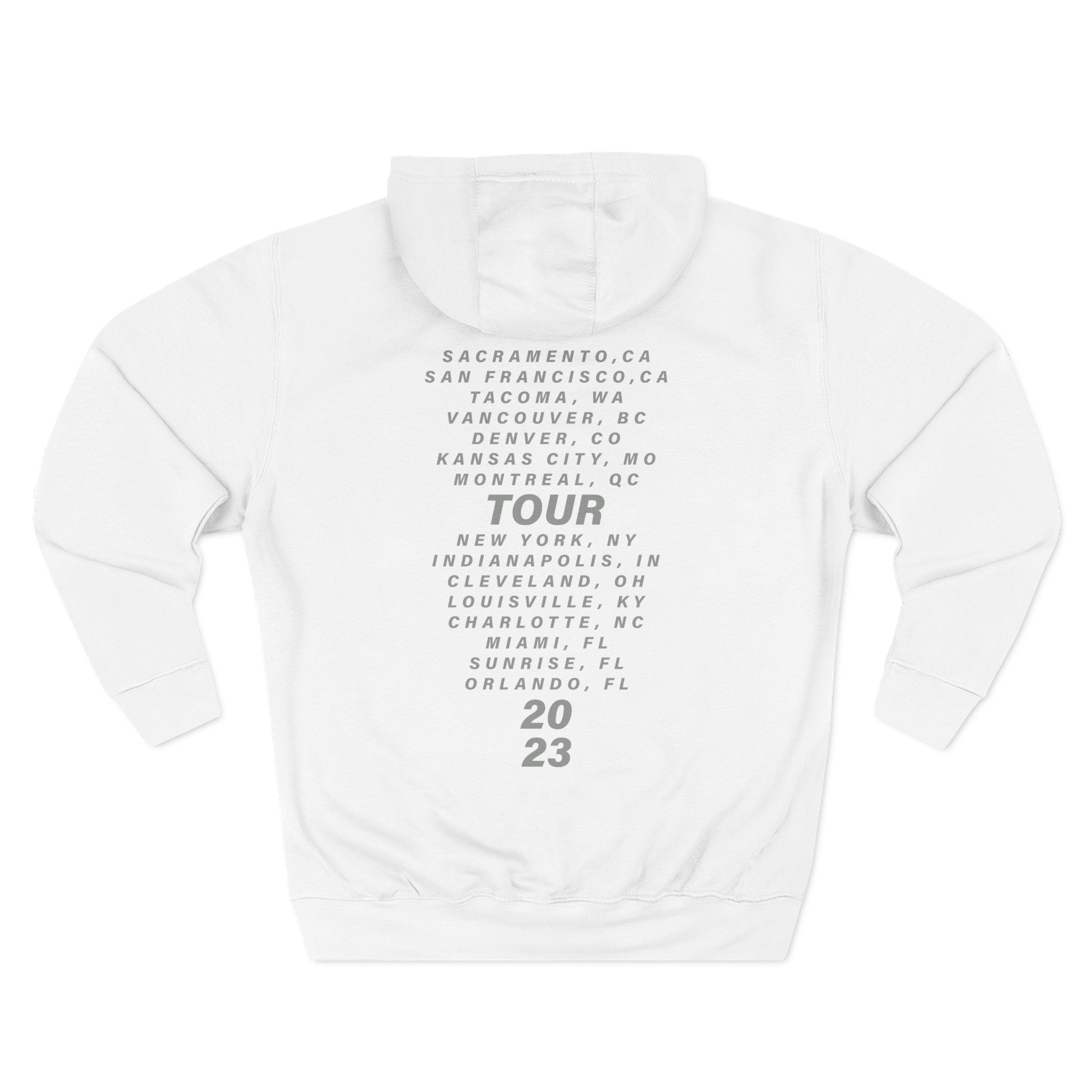 P!nk Trustfall Charcoal Three-Panel Fleece Hoodie