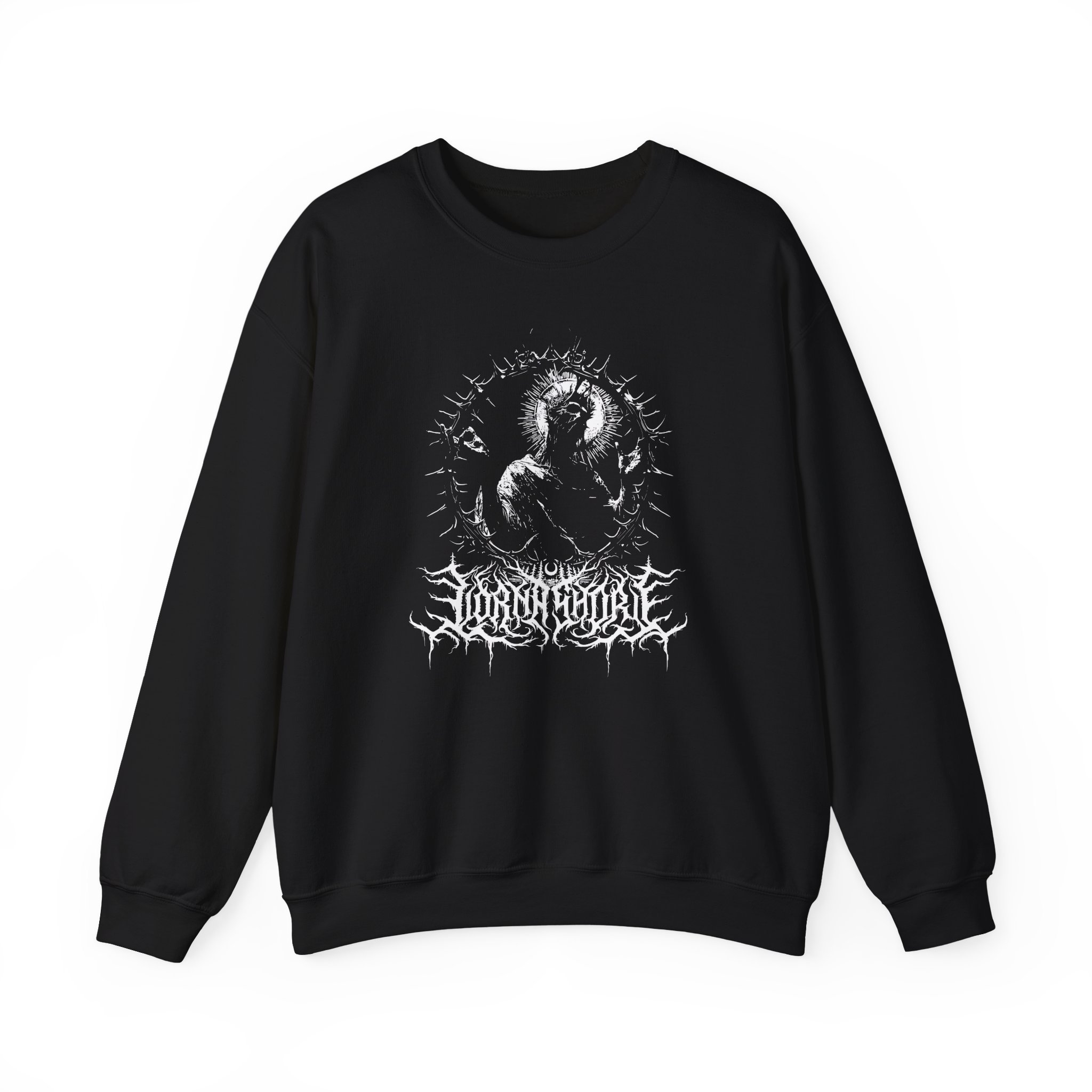 Boundaries Witness The death Of god Unisex Heavy Blendâ„¢ Crewneck Sweatshirt