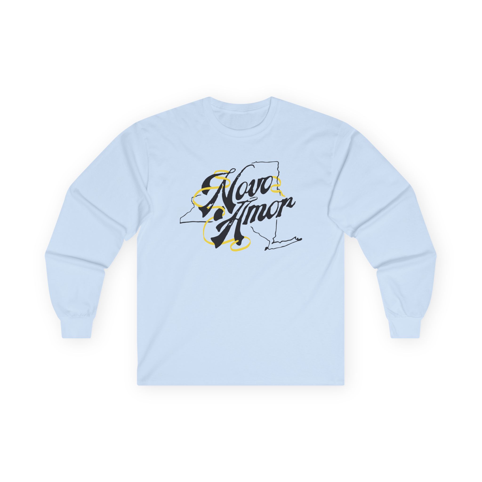Novo Amor Ny Ribbon Unisex Ultra Cotton Long Sleeve Tee