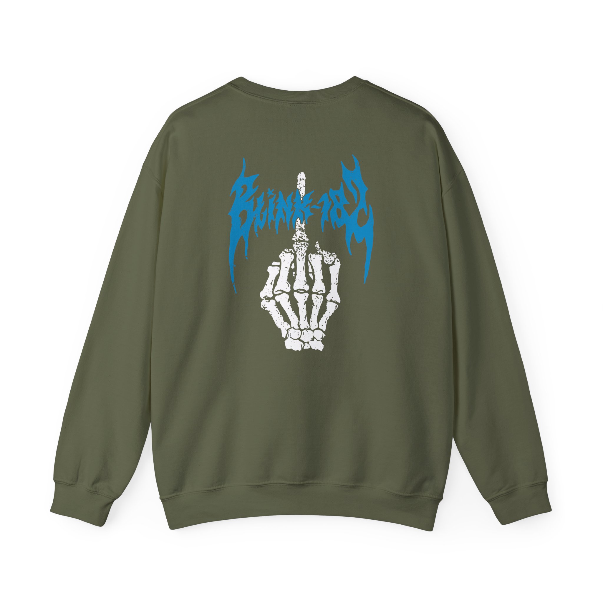 Blink 182 Middle Finger Unisex Heavy Blendâ„¢ Crewneck Sweatshirt