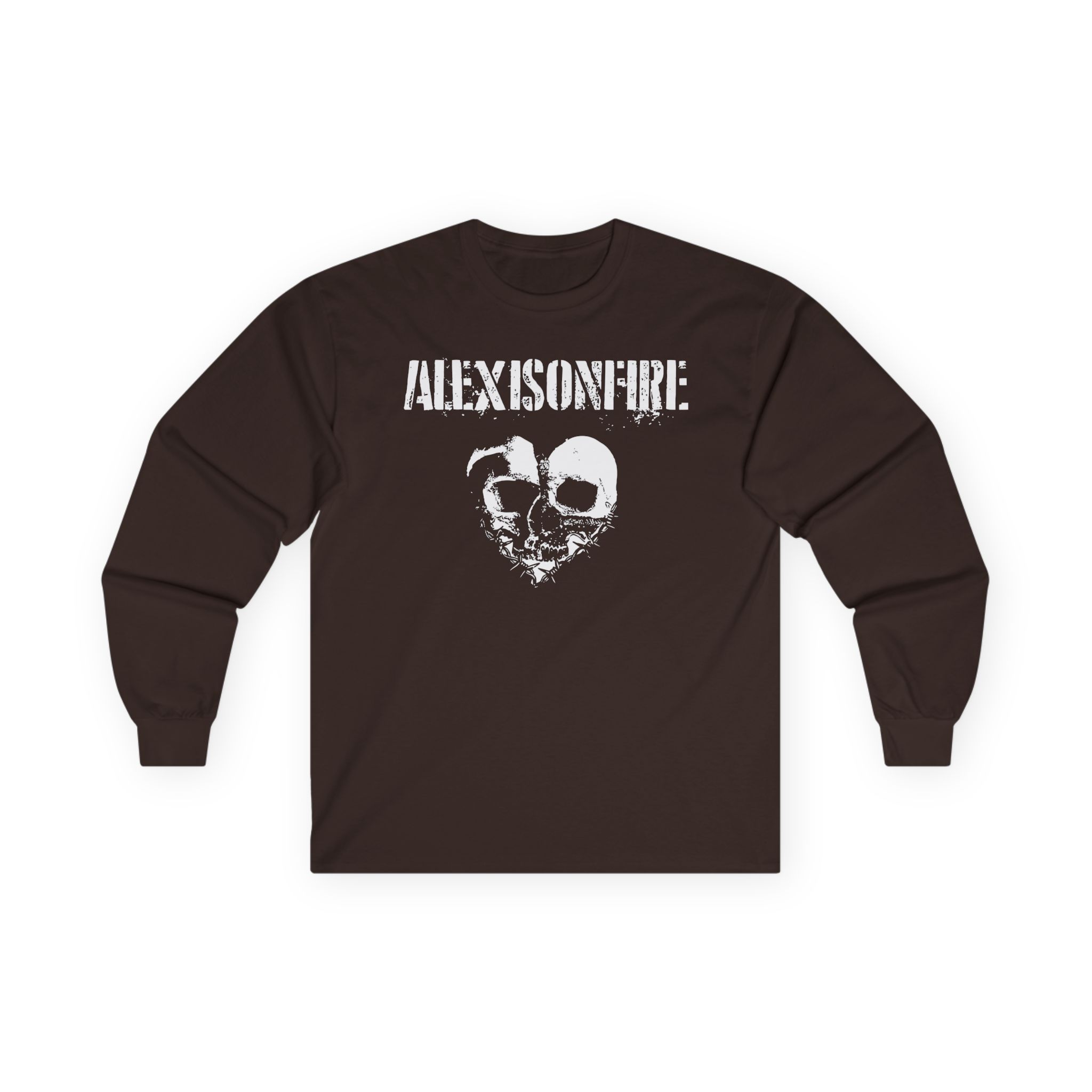 Alexisonfire Barbed Wire Heartskull Unisex Ultra Cotton Long Sleeve Tee