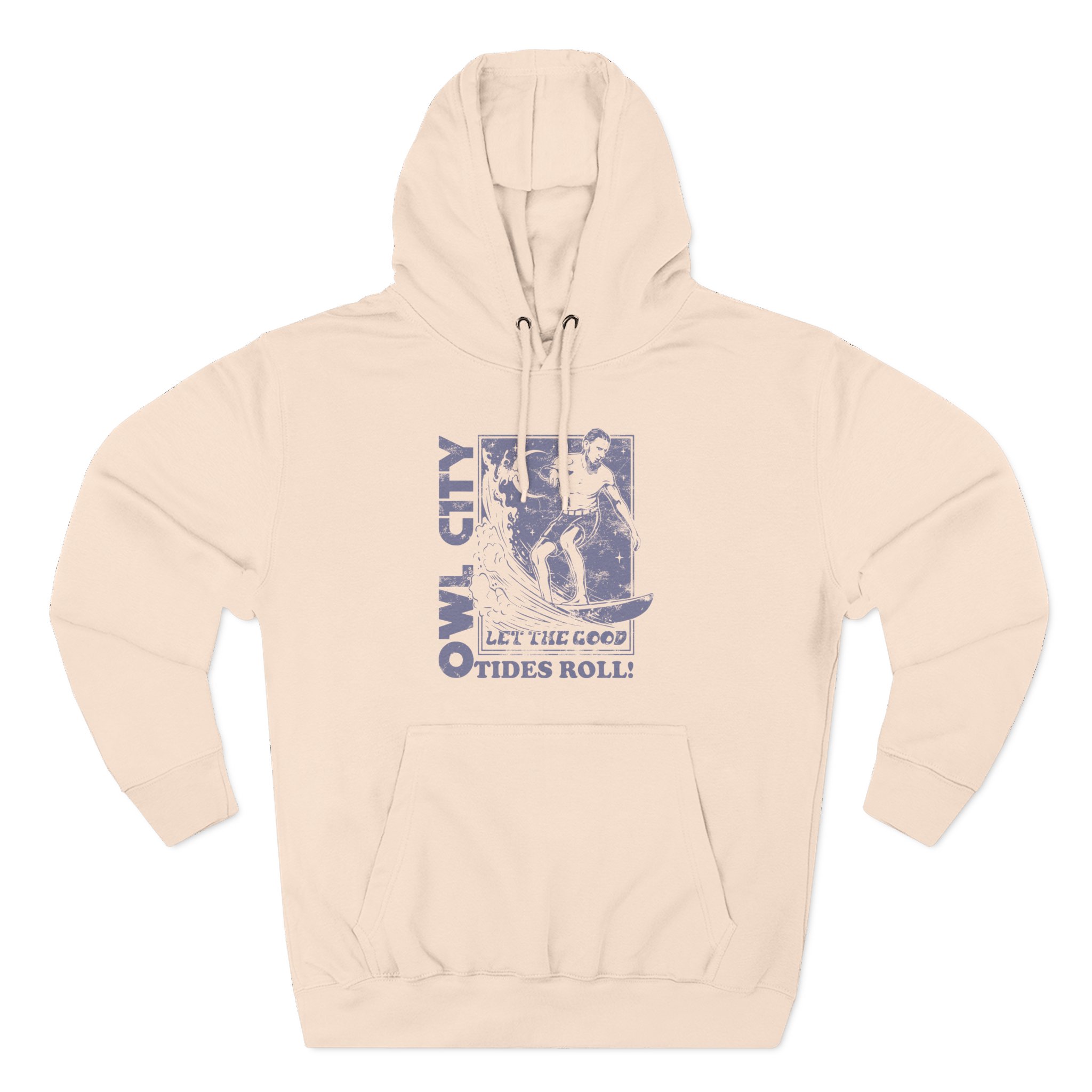 Owl City Let the Good Tides Roll Ringer Three-Panel Fleece Hoodie