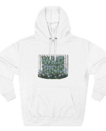 Wild Pink Three-Panel Fleece Hoodie