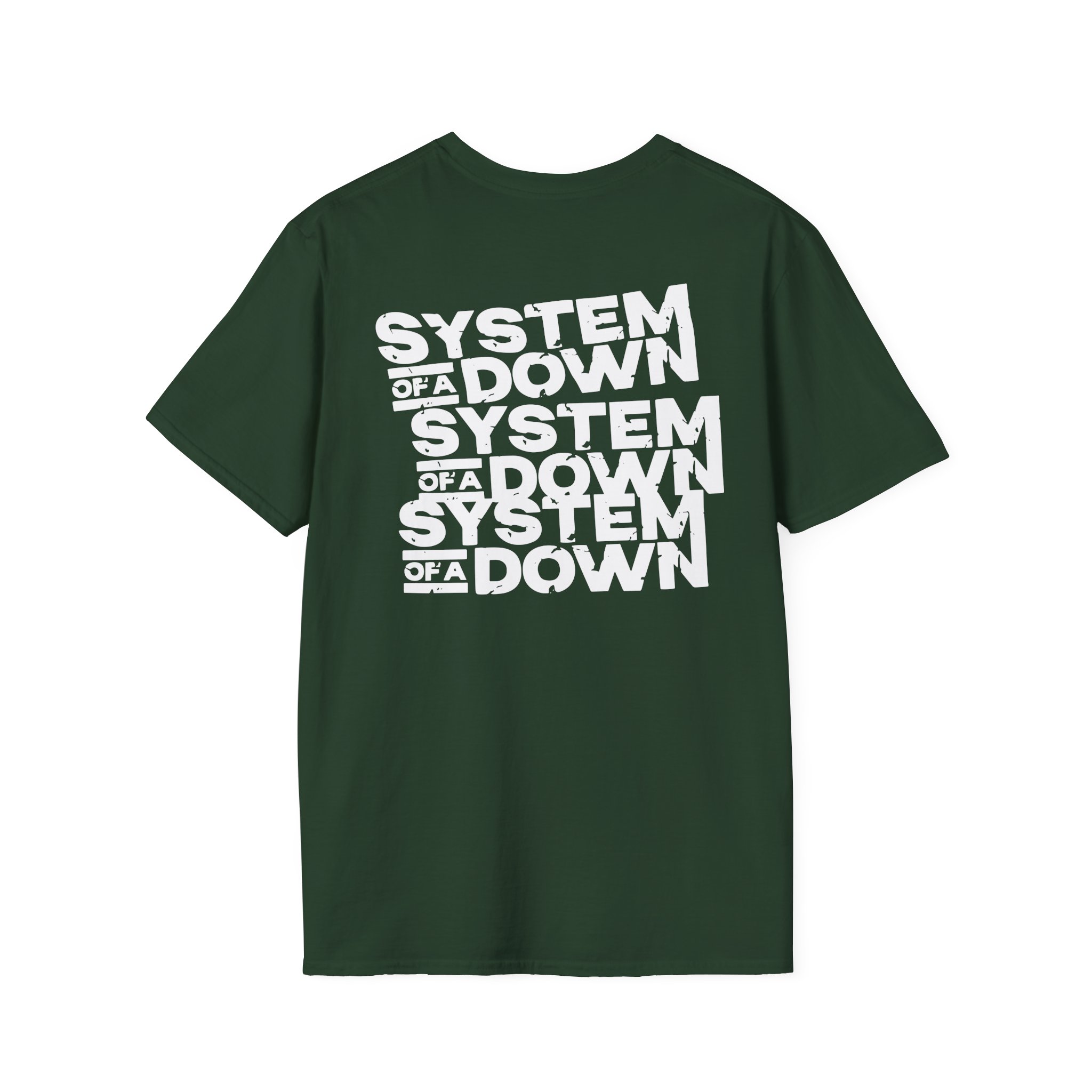 System of a Down Awake Distressed Unisex Softstyle T-Shirt