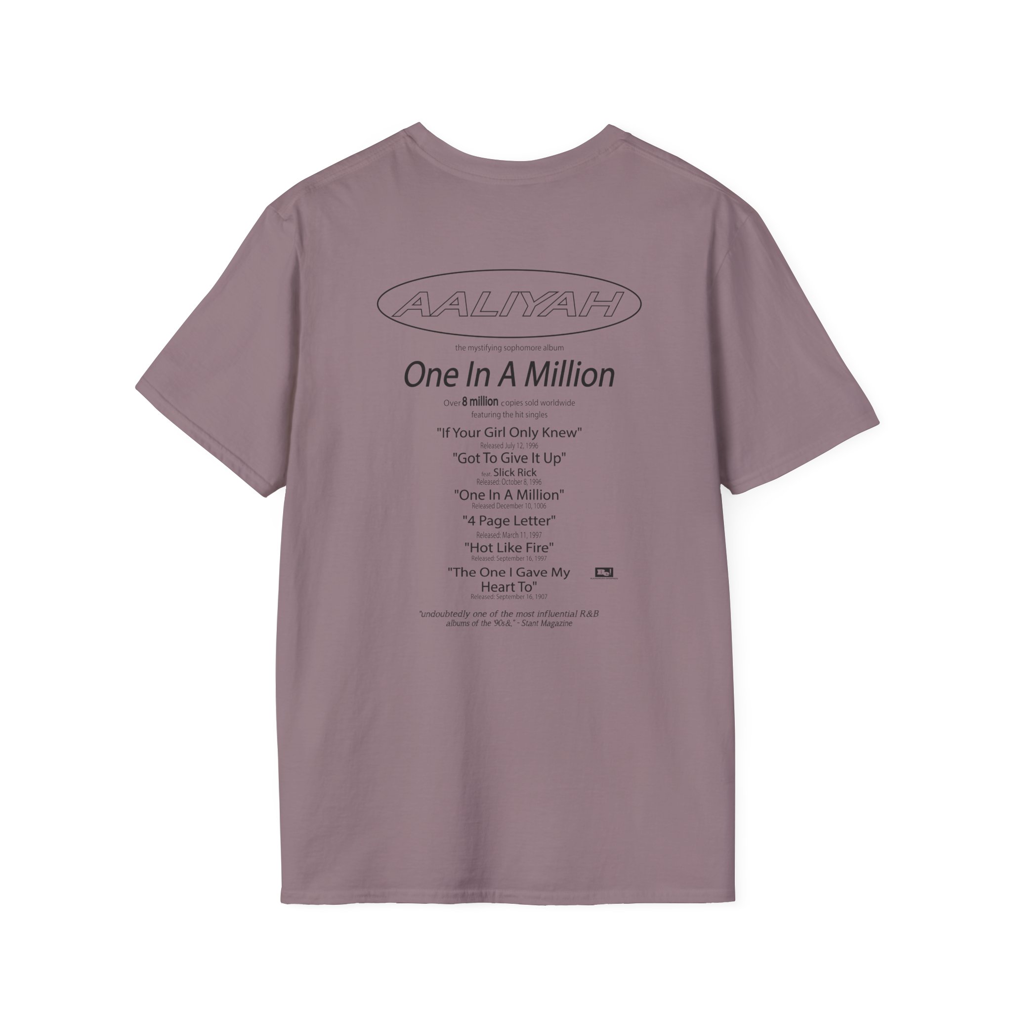 Aaliyah OIAM Photo Unisex Softstyle T-Shirt