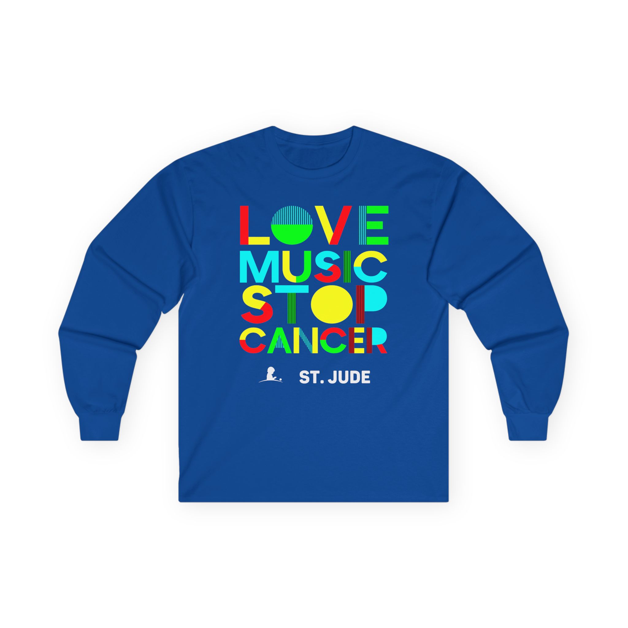 Liquid Stranger Love Music Stop Cancer Unisex Ultra Cotton Long Sleeve Tee