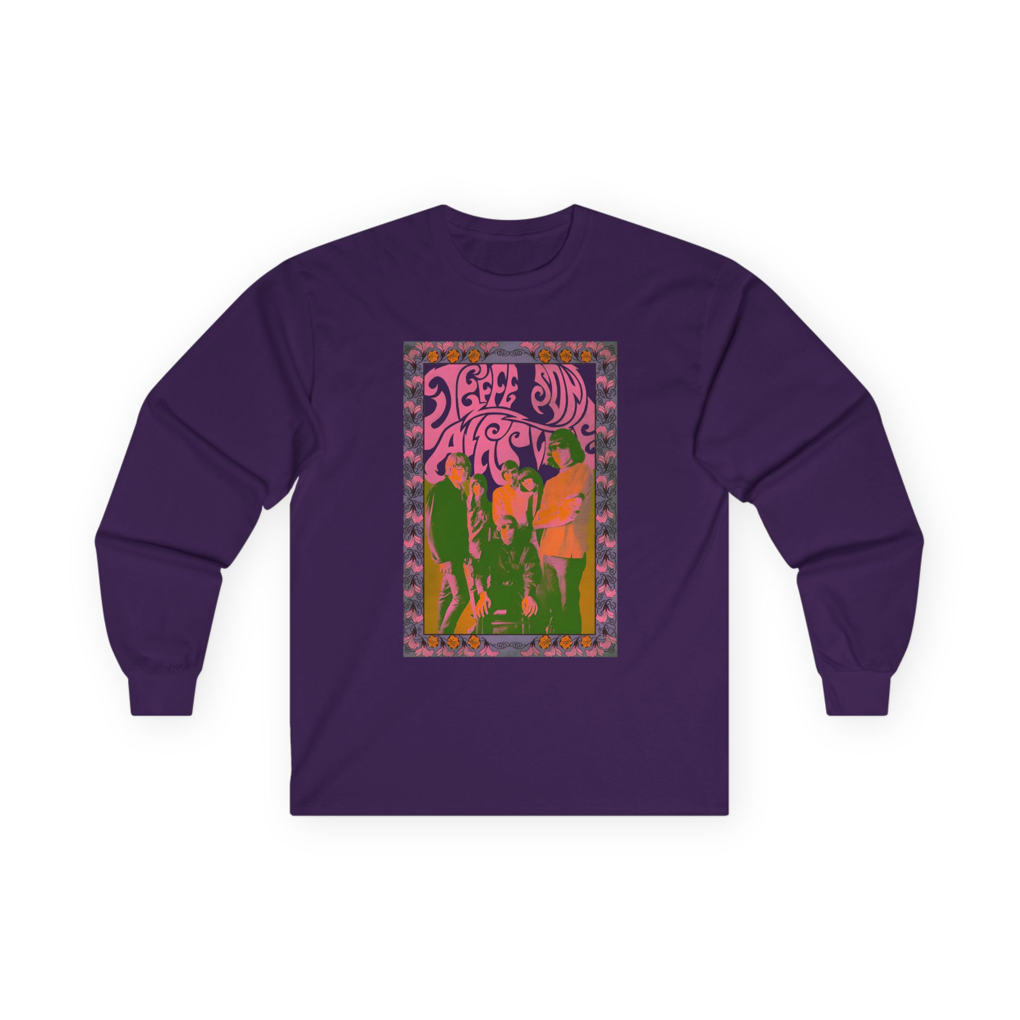 Jefferson Airplane Psychedelic Band Photo Unisex Ultra Cotton Long Sleeve Tee