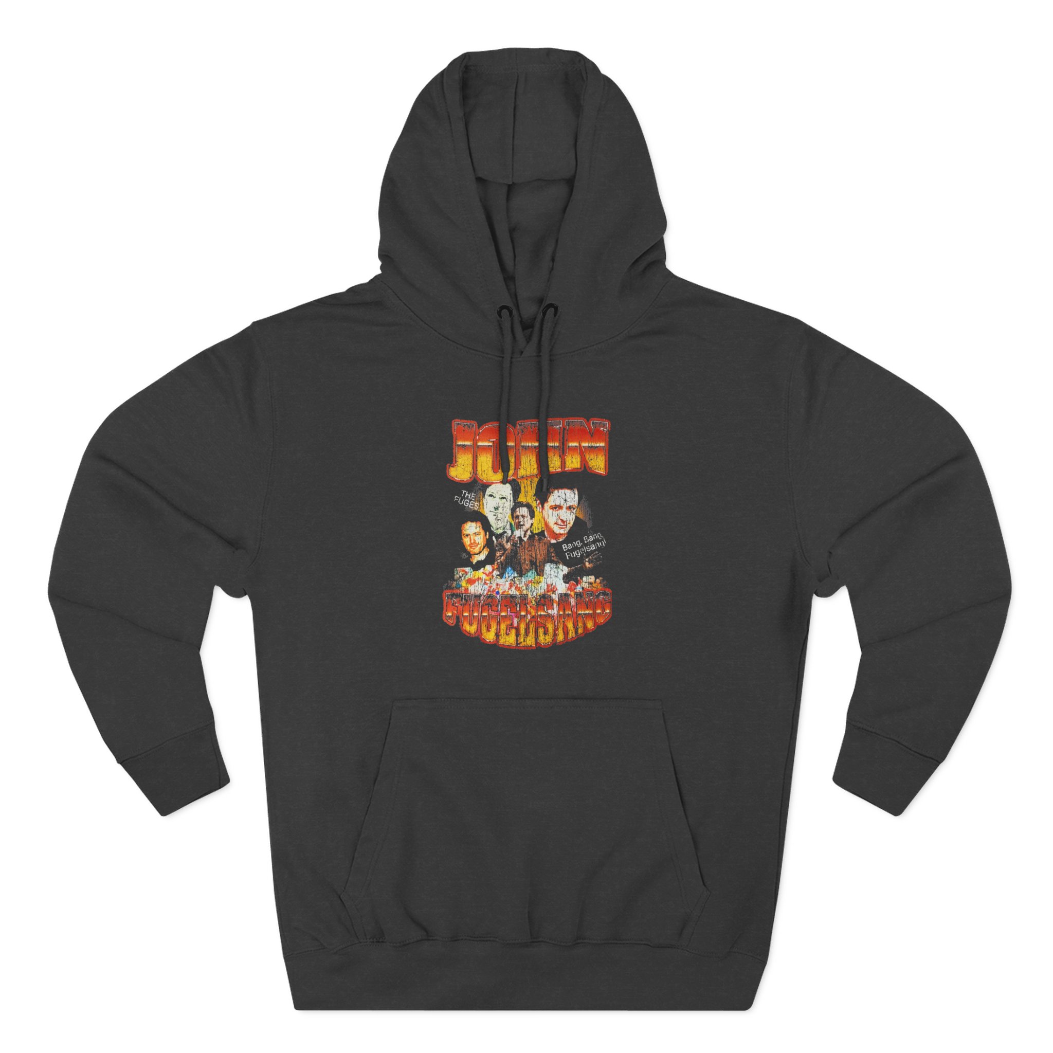 Fugees John Fugelsang From Sirius Xm the Bonfire Distressed Three-Panel Fleece Hoodie
