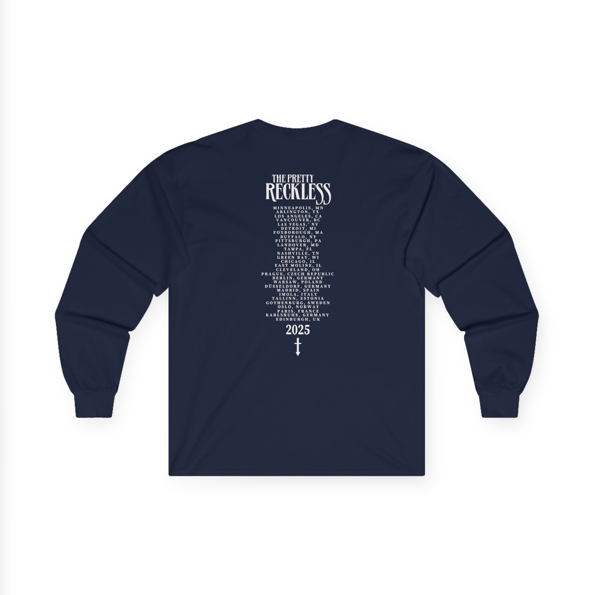 The Pretty Reckless 2025 Tour Unisex Ultra Cotton Long Sleeve Tee