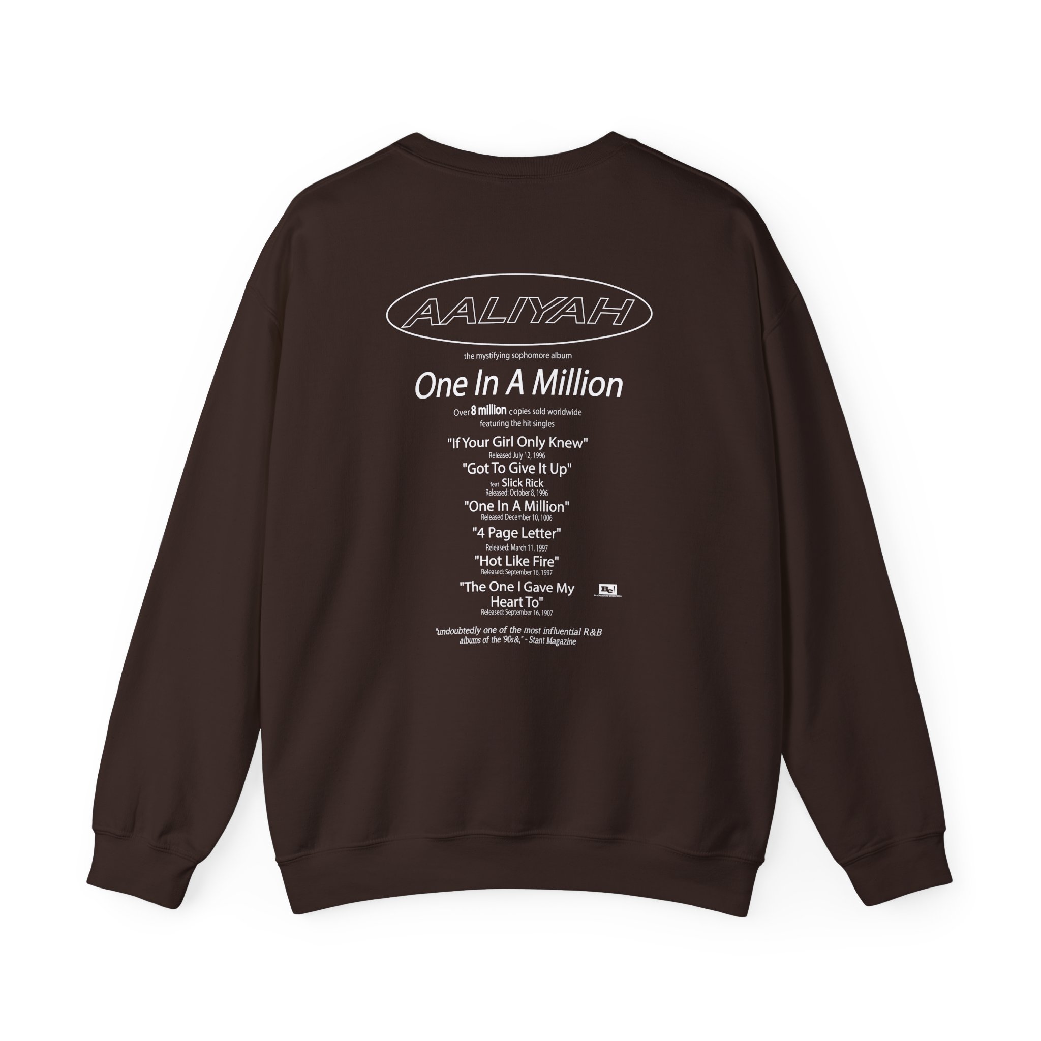 Aaliyah OIAM Photo Unisex Heavy Blendâ„¢ Crewneck Sweatshirt