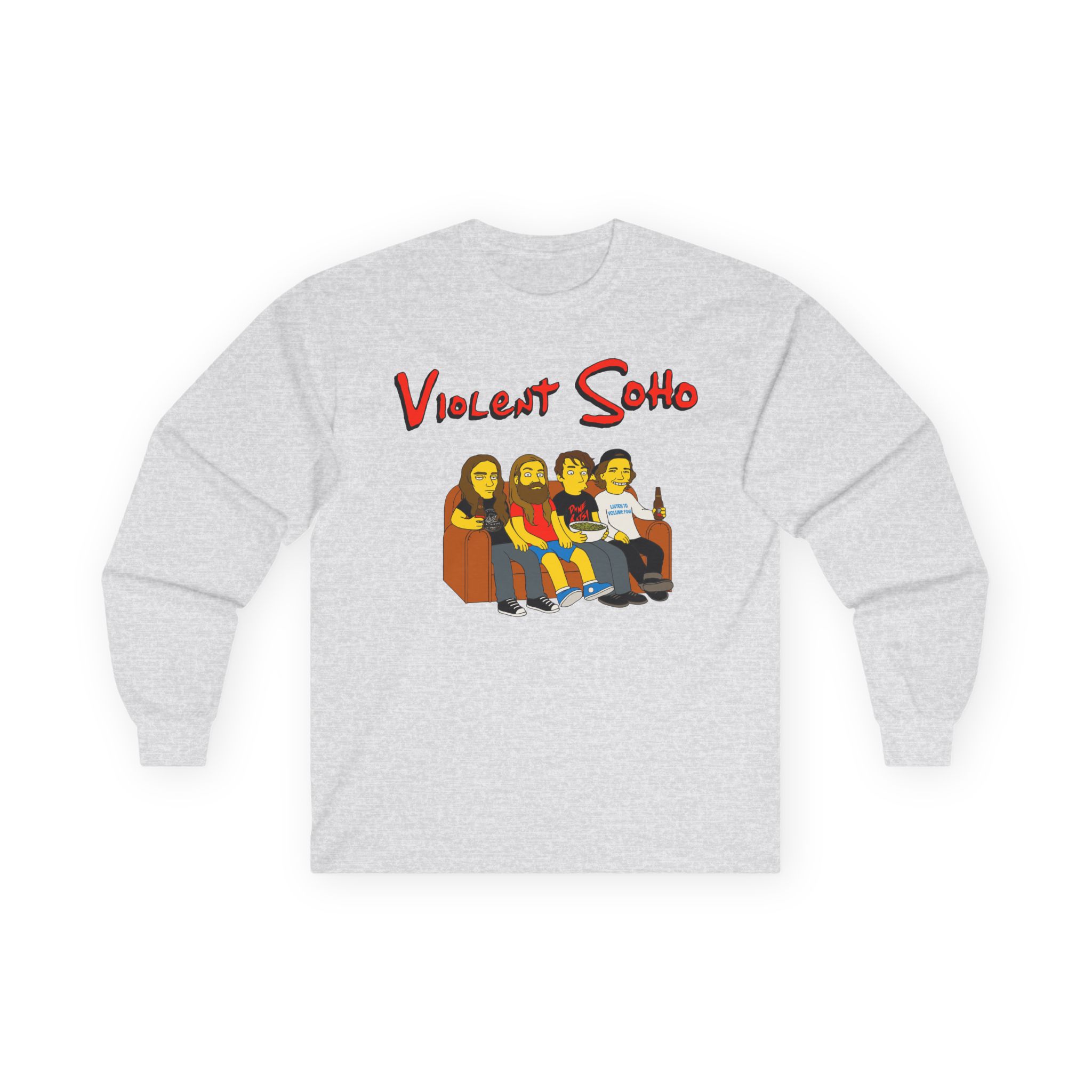 Violent Soho Springfield 4122 Unisex Ultra Cotton Long Sleeve Tee