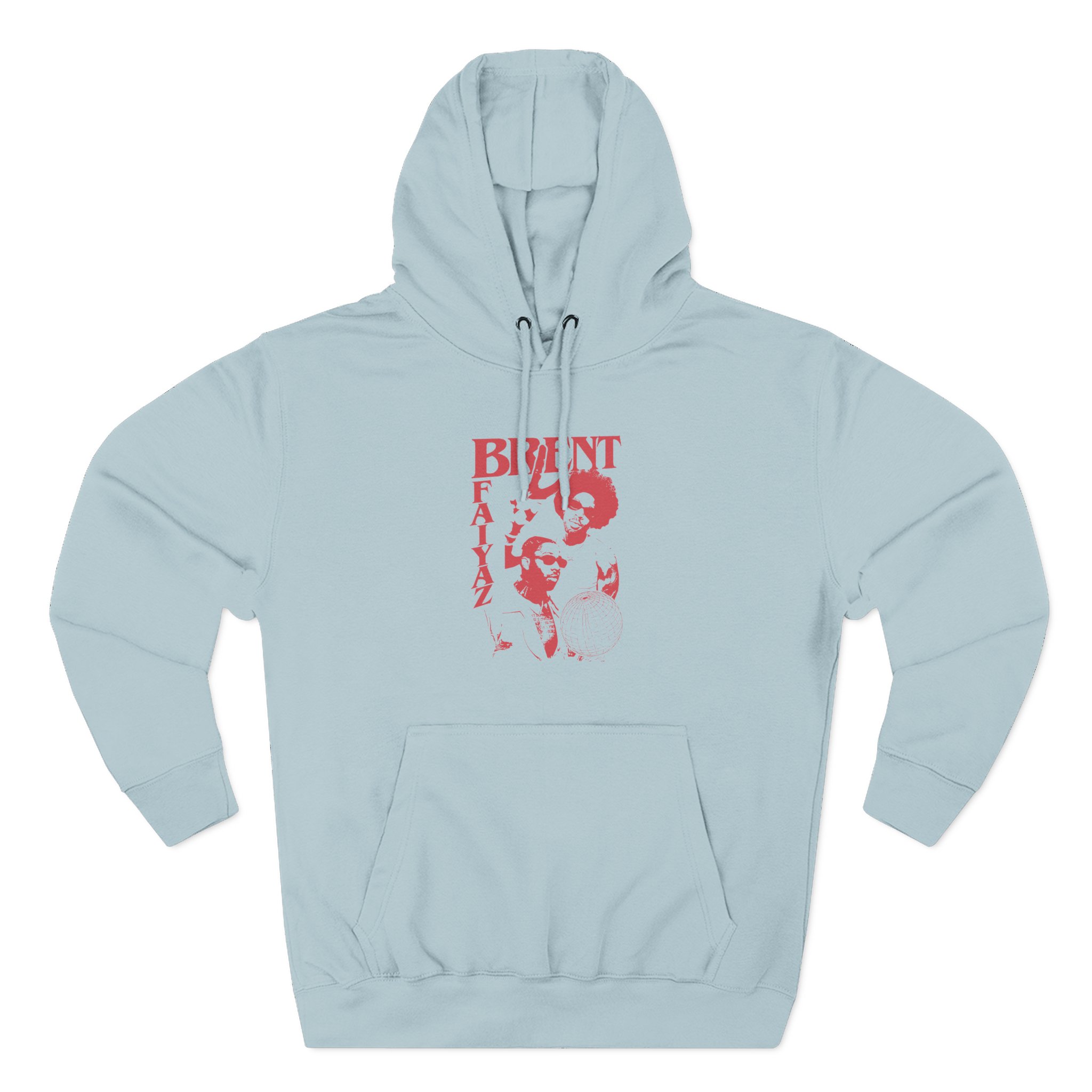 Faiyaz Brent Silhouette Three-Panel Fleece Hoodie