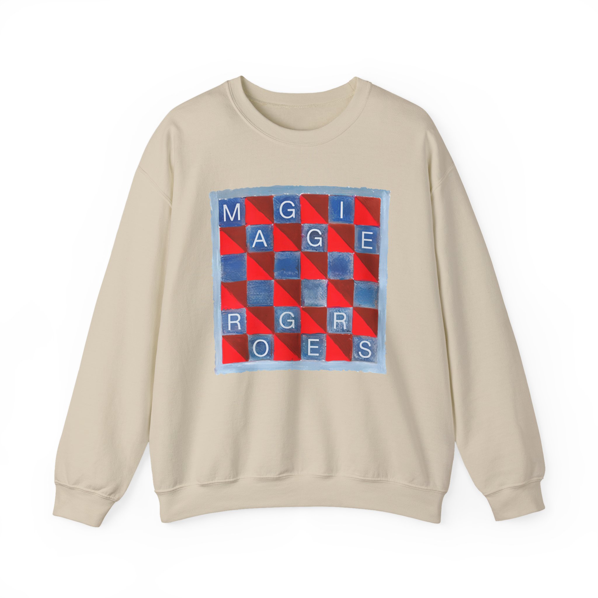 Maggie Rogers Checkmate Unisex Heavy Blendâ„¢ Crewneck Sweatshirt