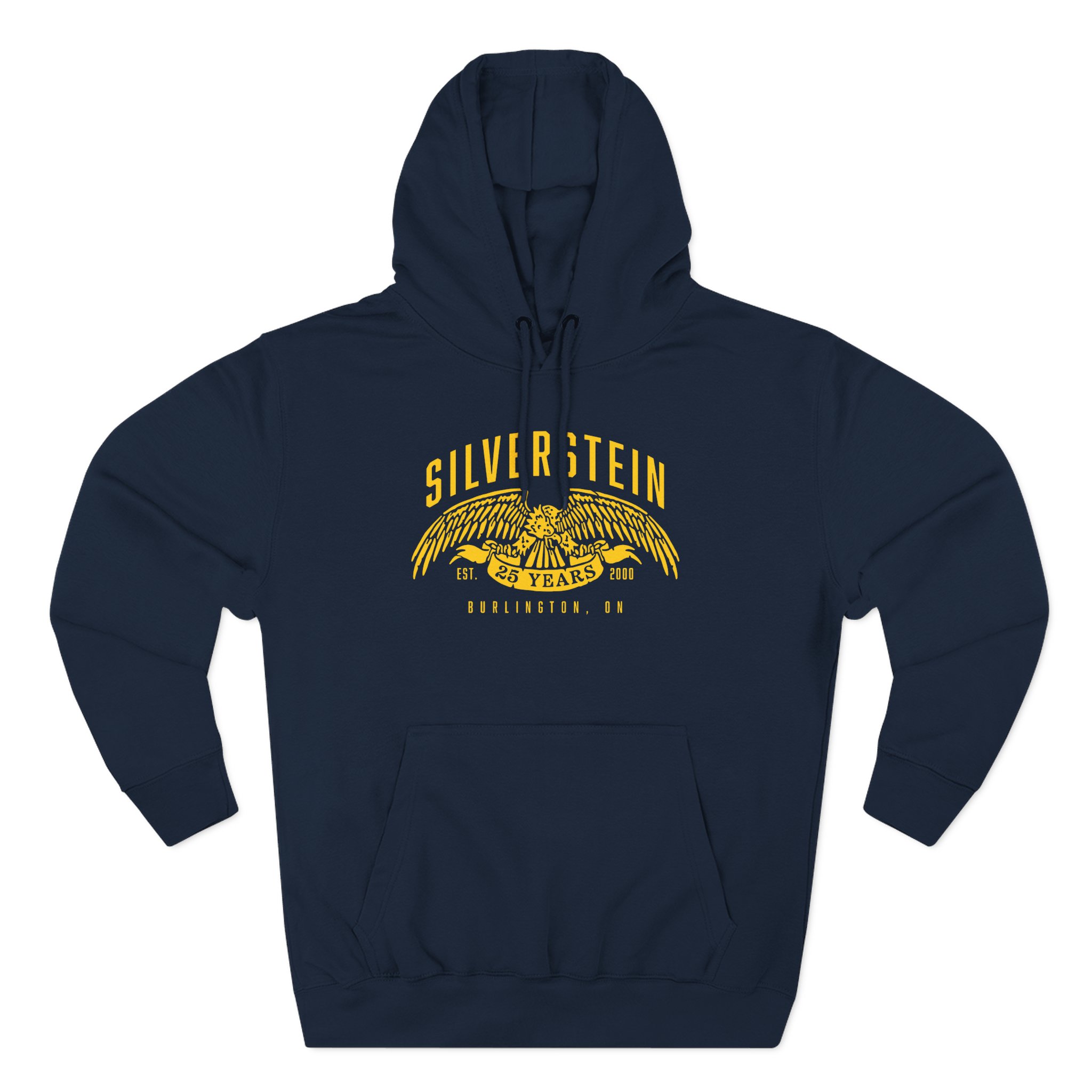 Silverstein Eagle Maroon Three-Panel Fleece Hoodie