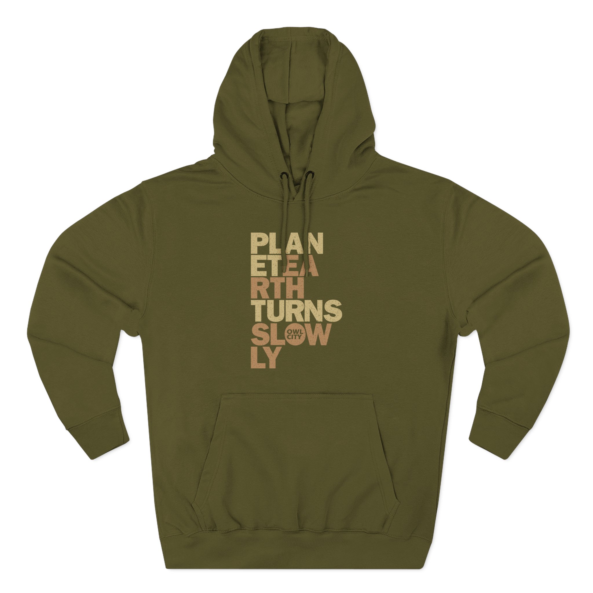 Owl City Planet Earth Turns Slowly Three-Panel Fleece Hoodie