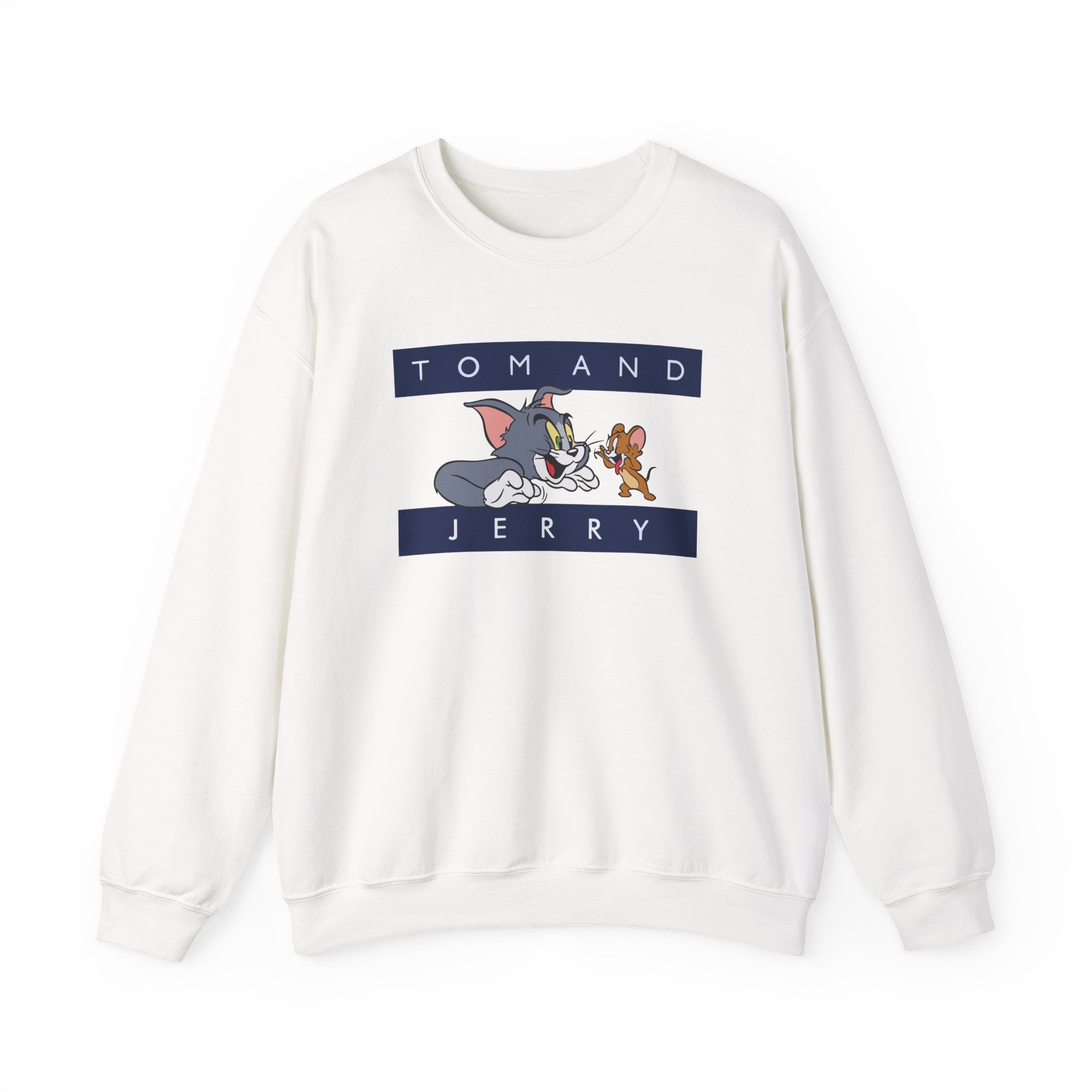 Fede Vigevani Tom and Jerry Unisex Heavy Blendâ„¢ Crewneck Sweatshirt