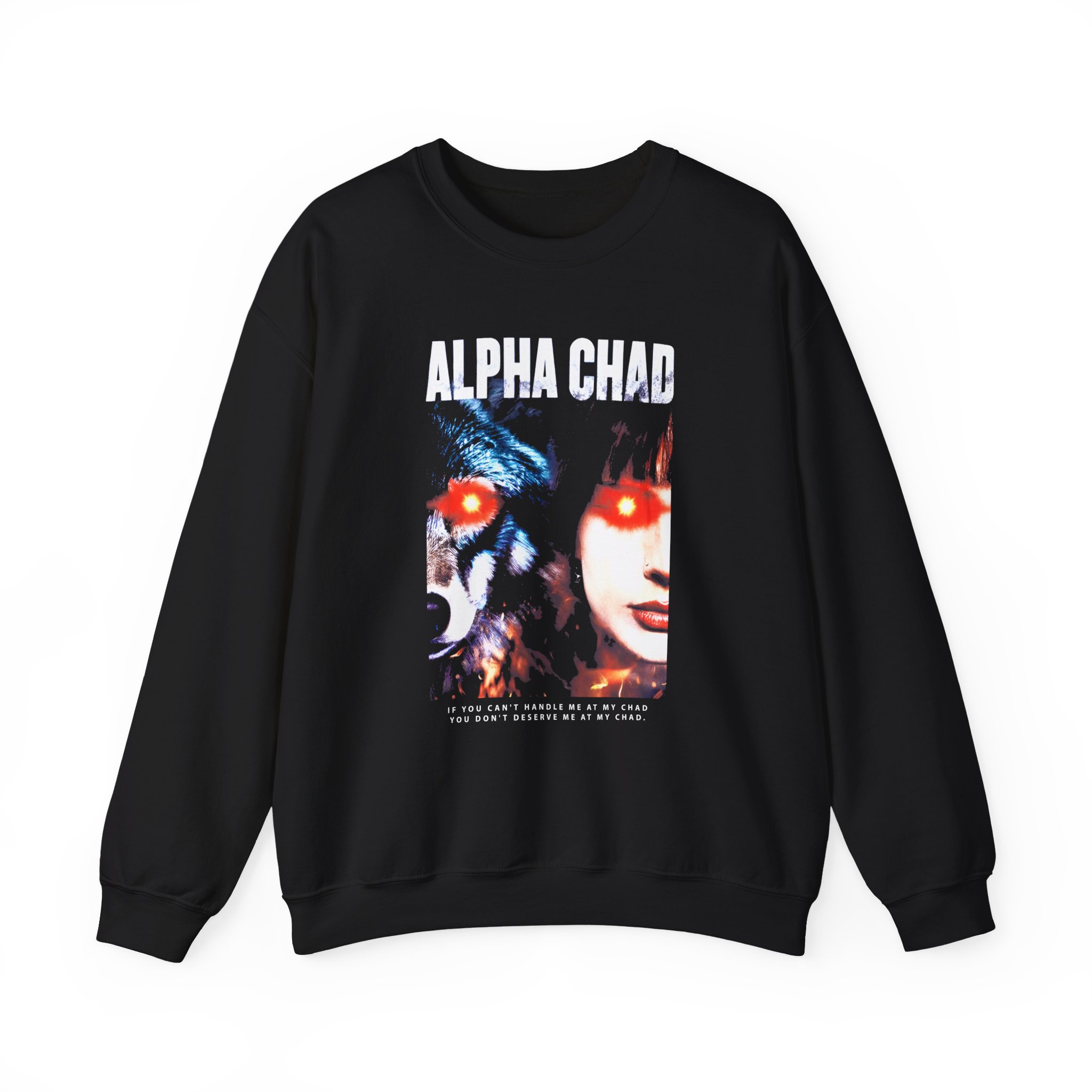 Chad Chad Alpha Chad Unisex Heavy Blendâ„¢ Crewneck Sweatshirt