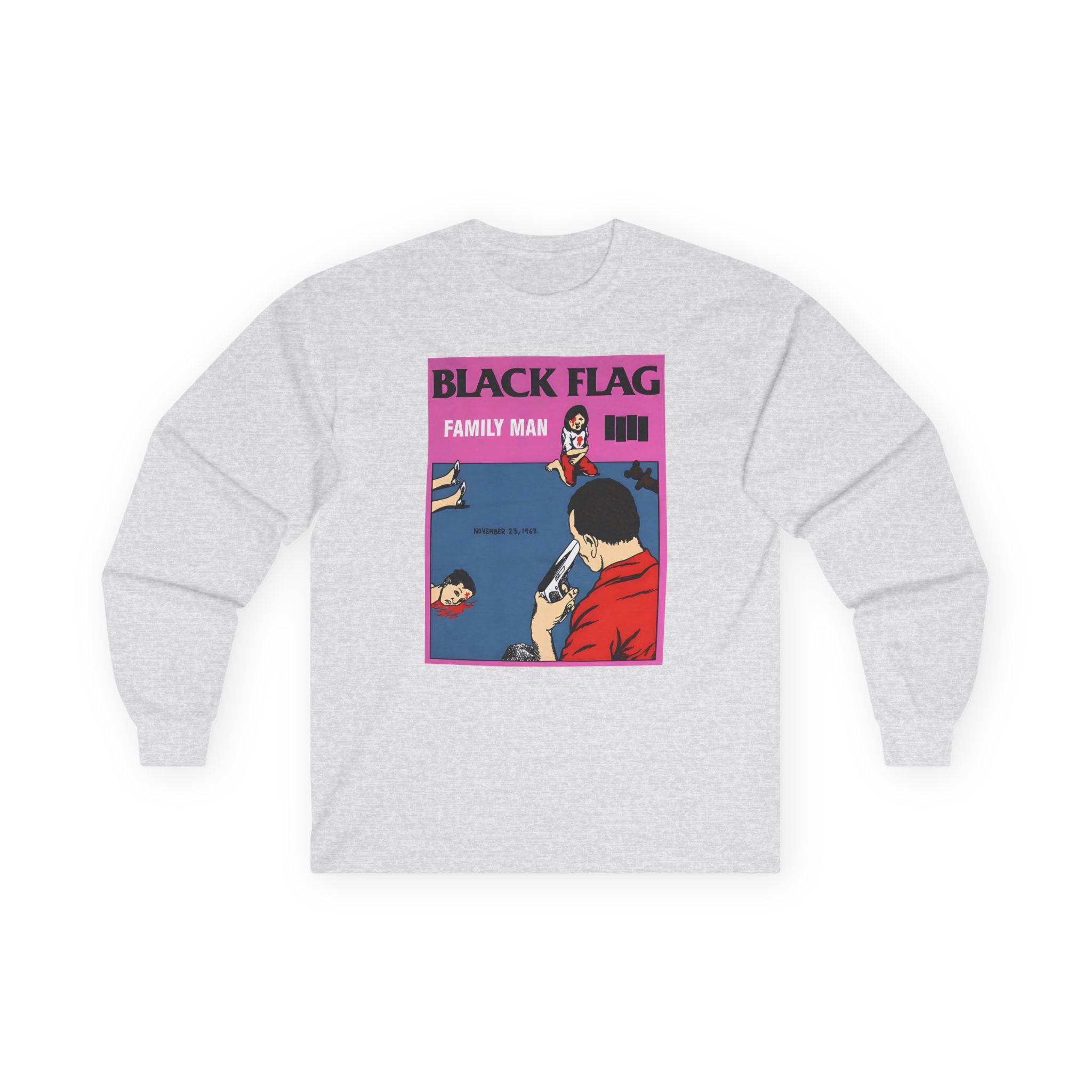 Black Flag Family Man Unisex Ultra Cotton Long Sleeve Tee