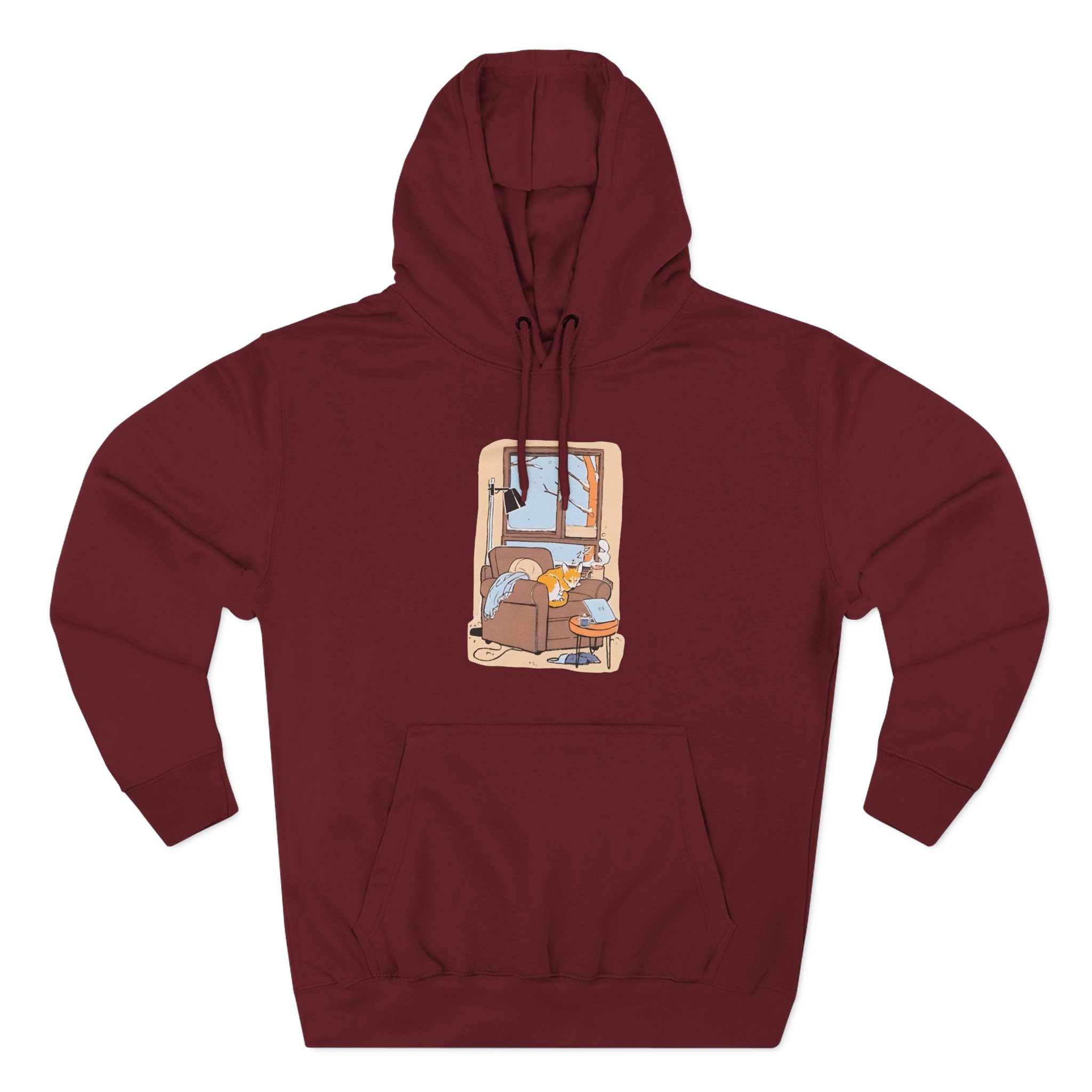 Dan and Phil Cozy Browsing Three-Panel Fleece Hoodie