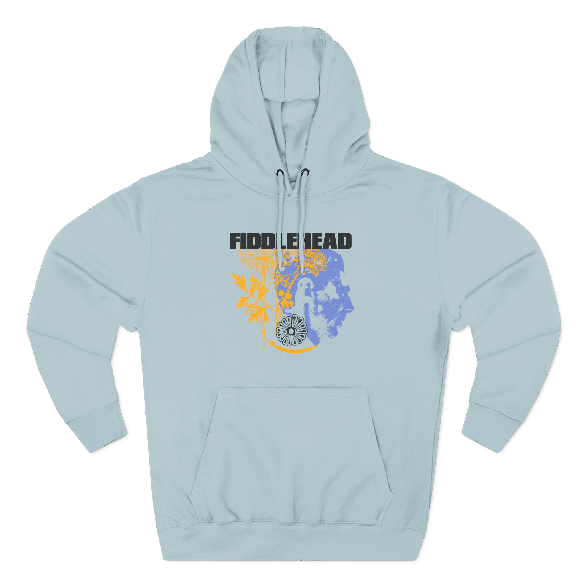 Fiddlehead Profile Three-Panel Fleece Hoodie
