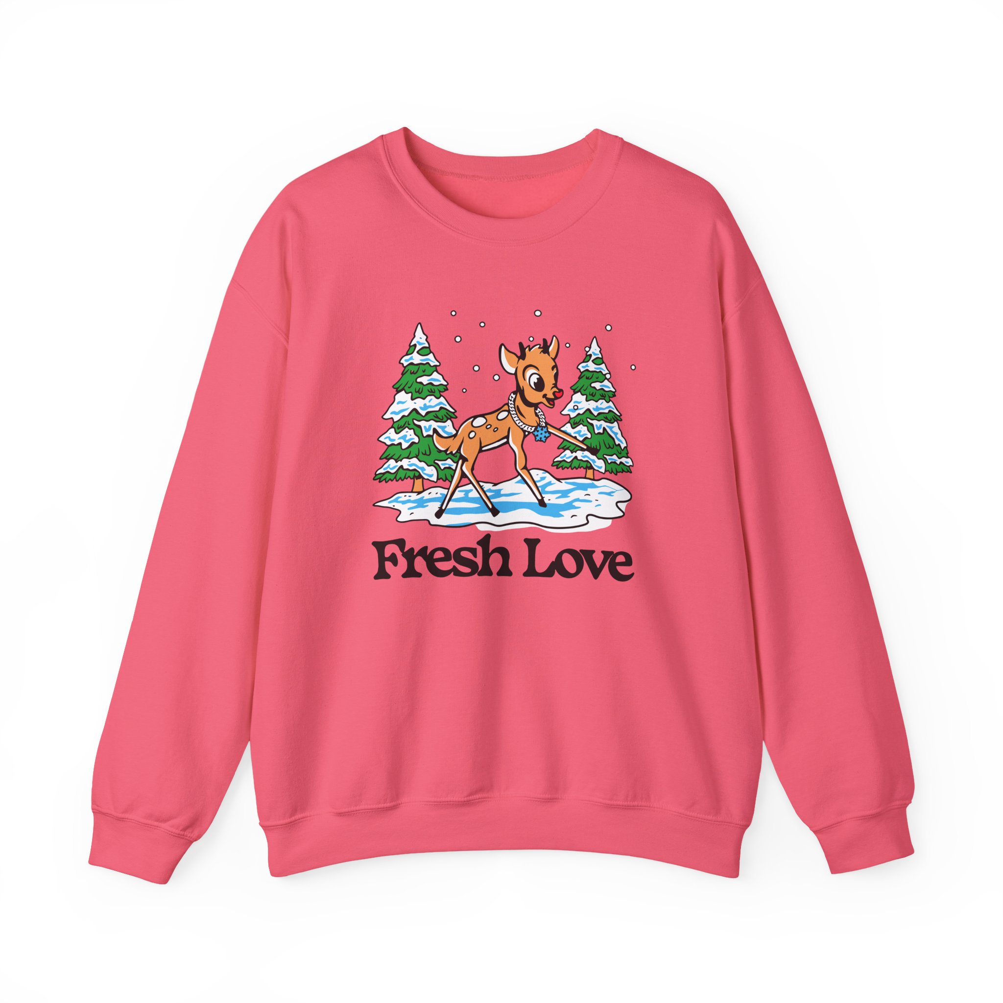 Fresh Love Snow Dough Unisex Heavy Blendâ„¢ Crewneck Sweatshirt