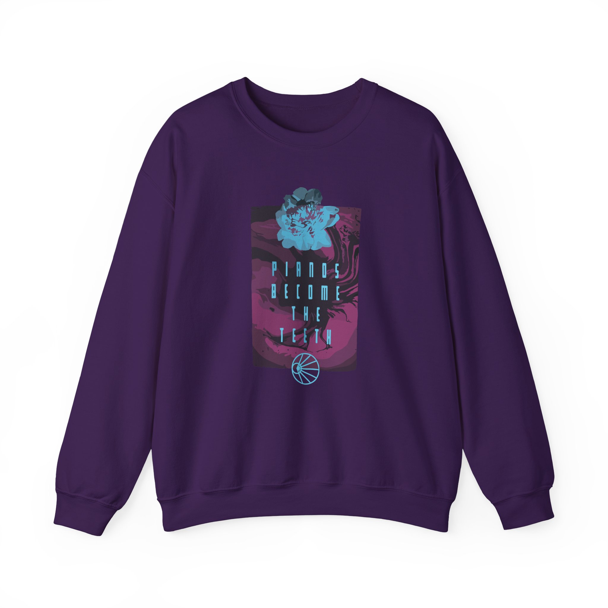 Pianos Become the Teeth Abstract Flowers Unisex Heavy Blendâ„¢ Crewneck Sweatshirt