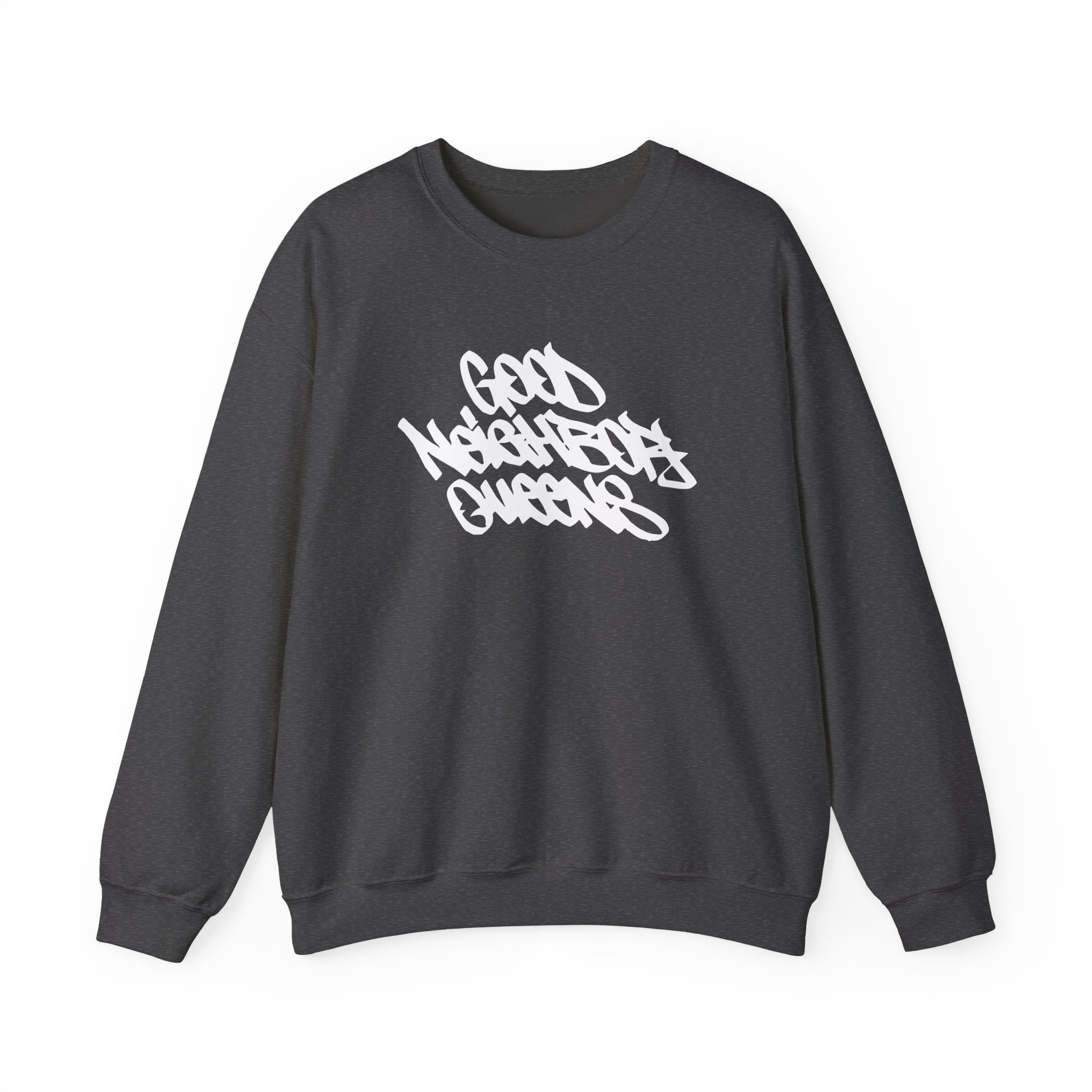 Good Neighbours Queens 3m Reflective Unisex Heavy Blendâ„¢ Crewneck Sweatshirt