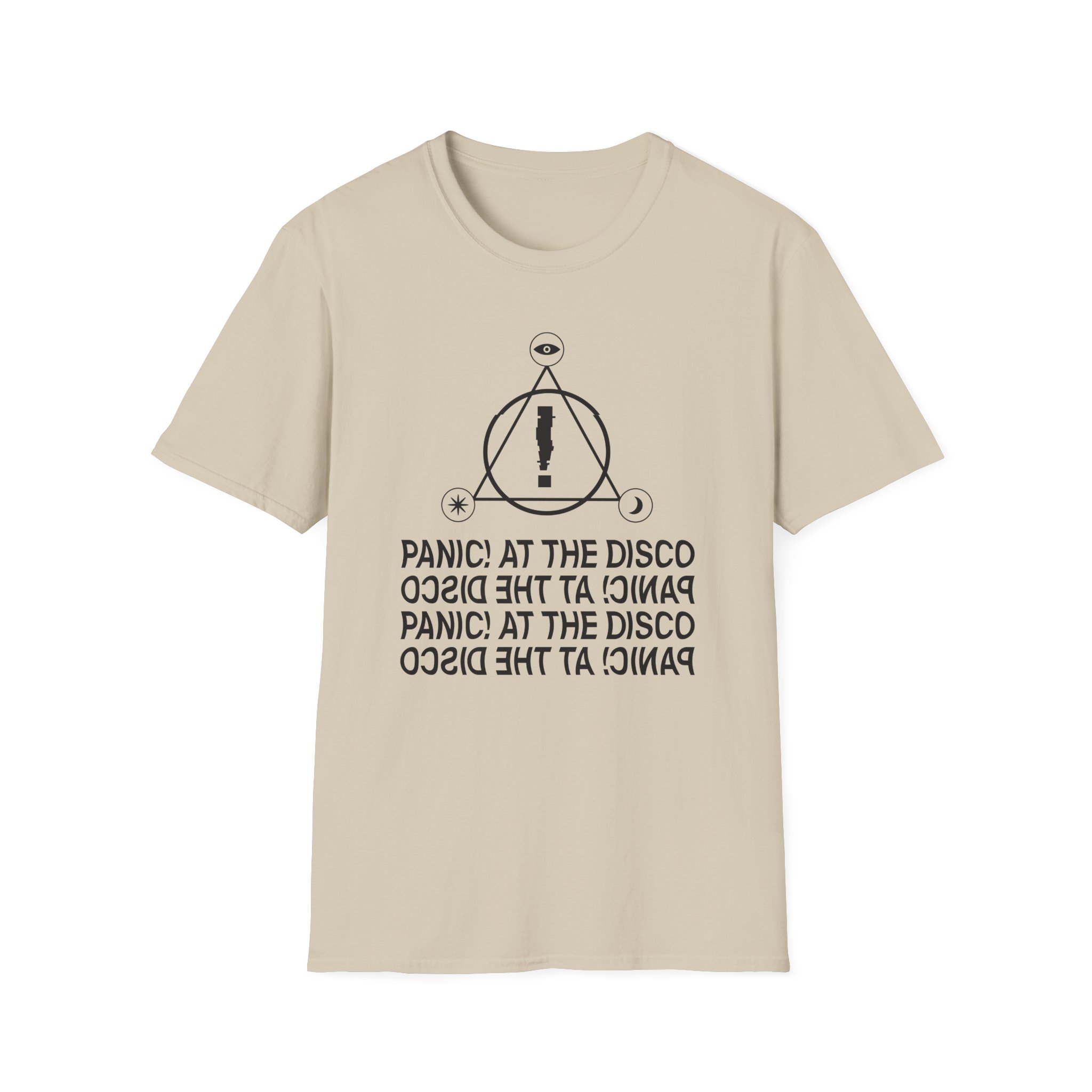 Panic at the Disco Stacked Wave Logo Unisex Softstyle T-Shirt