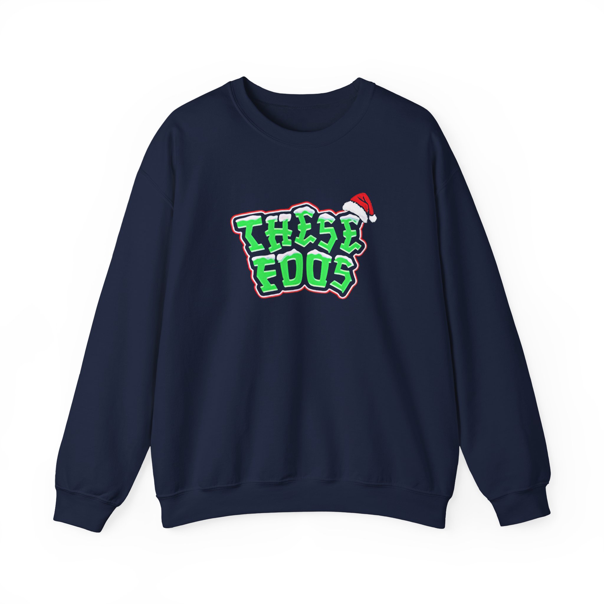 These Foos Lil Foo Santa Christmas Unisex Heavy Blendâ„¢ Crewneck Sweatshirt